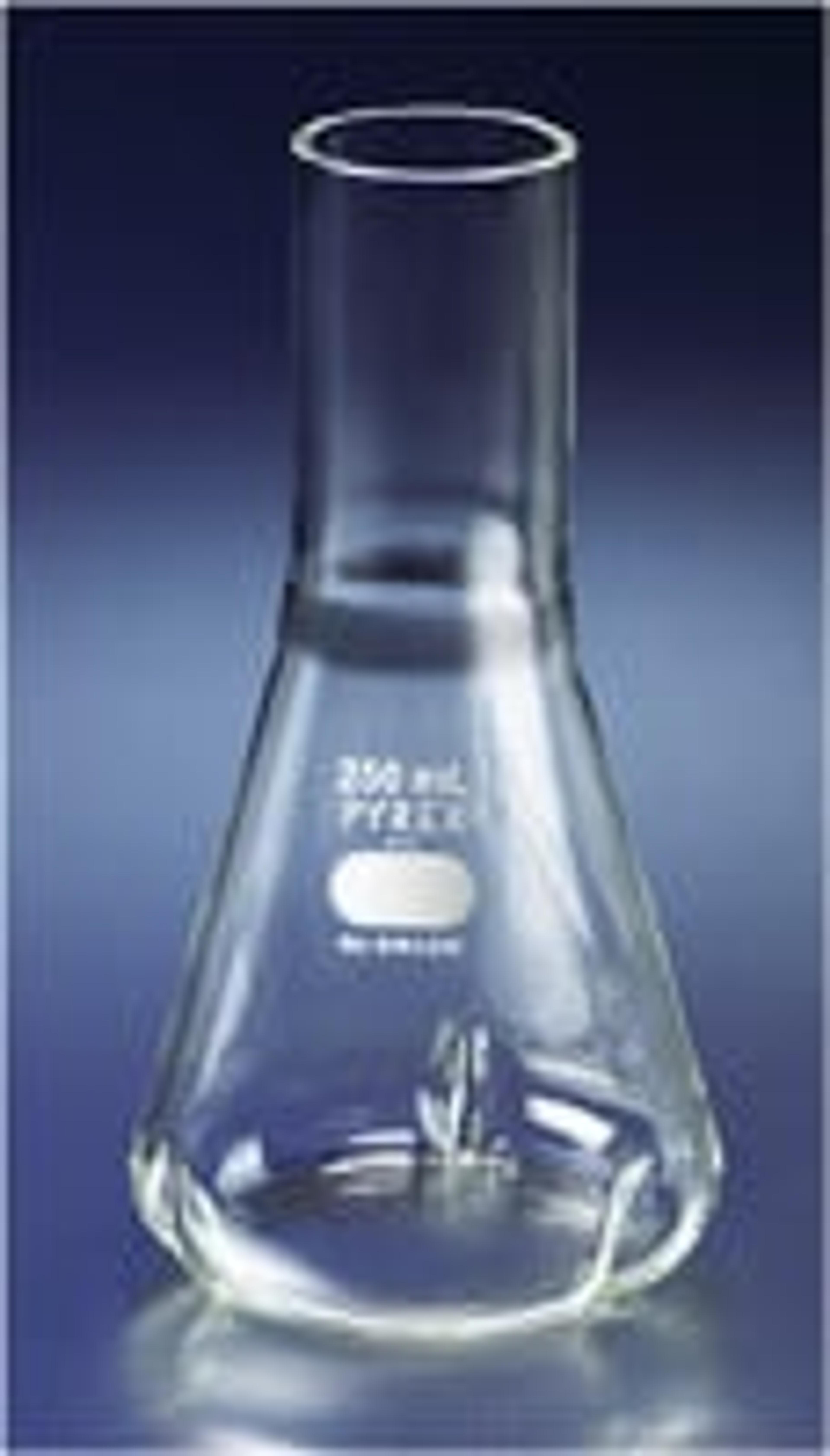PYREX® 1L Delong Shaker Erlenmeyer Flask with Baffles - Corning Life Sciences - Life Sciences