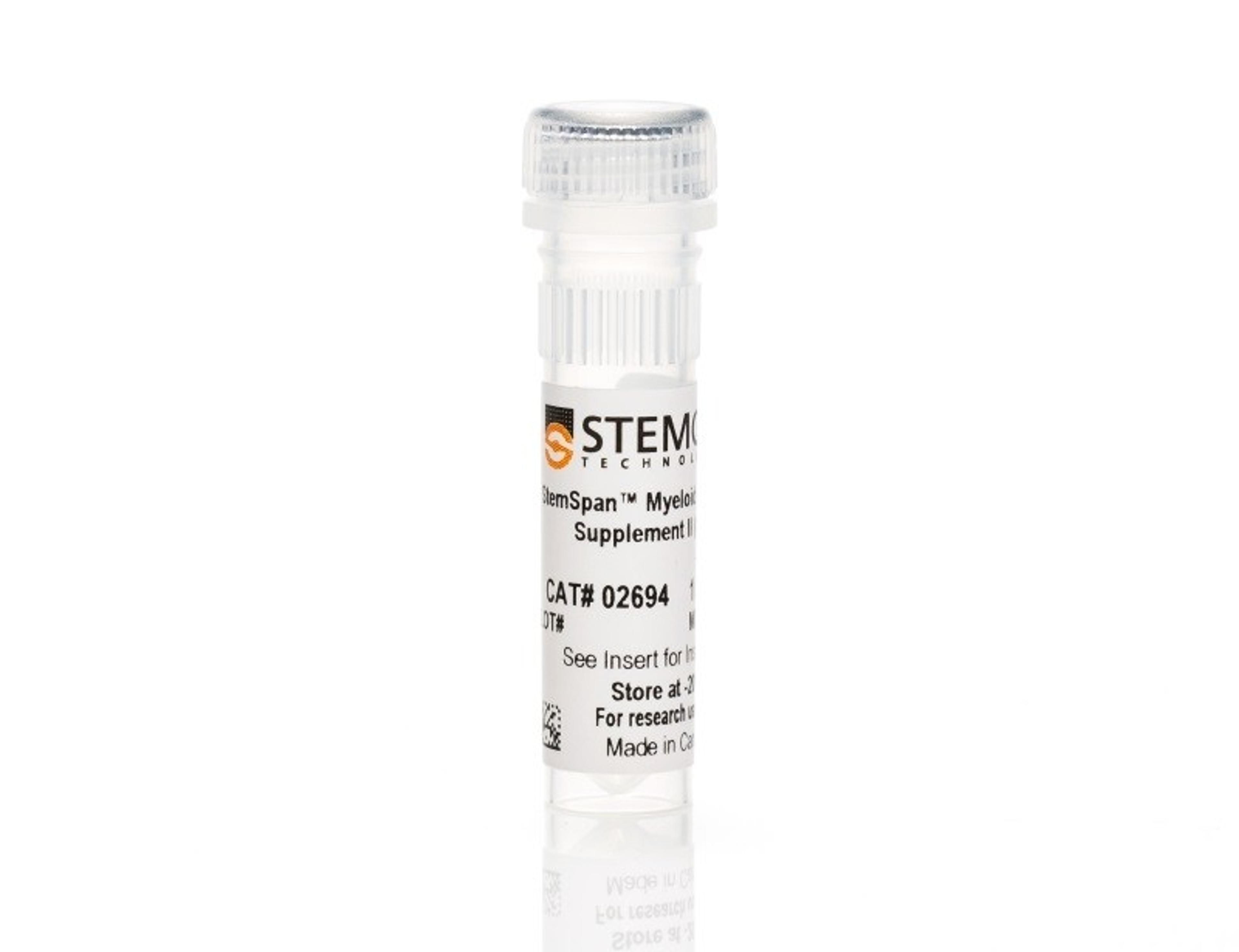 StemSpan™ Myeloid Expansion Supplement II (100X) - STEMCELL Technologies Inc. - Life Sciences