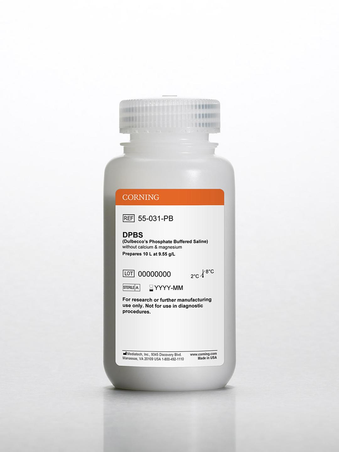 Corning® Dulbecco’s Phosphate-Buffered Saline, Powder without calcium and magnesium - Corning Life Sciences
