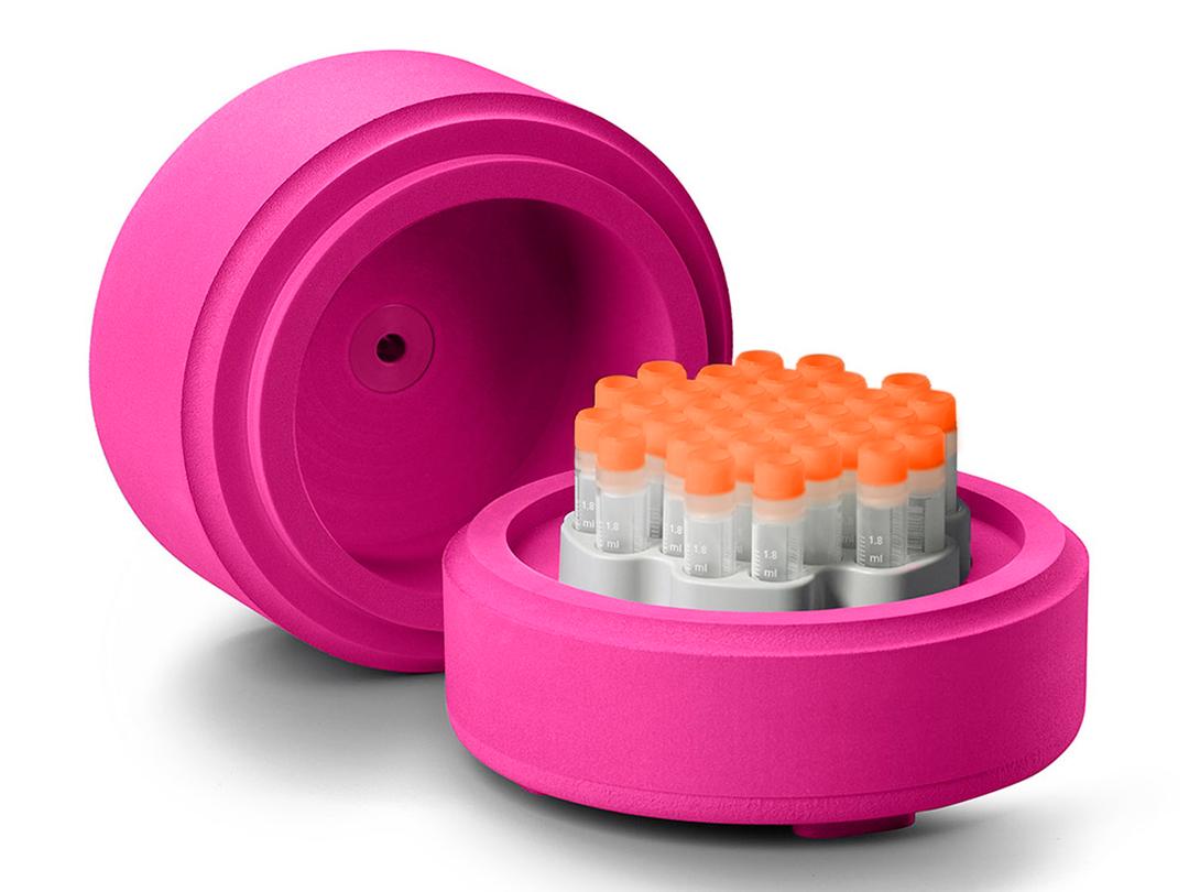 Corning® CoolCell® FTS30, Freezing Container, for 30 x 1 mL or 2 mL Cryogenic Vials, Pink - Corning Life Sciences - General Lab