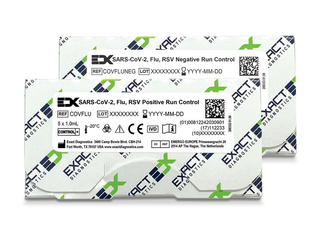 Exact Diagnostics SARS-CoV-2, Flu, RSV Run Controls - Bio-Rad - Clinical Diagnostics