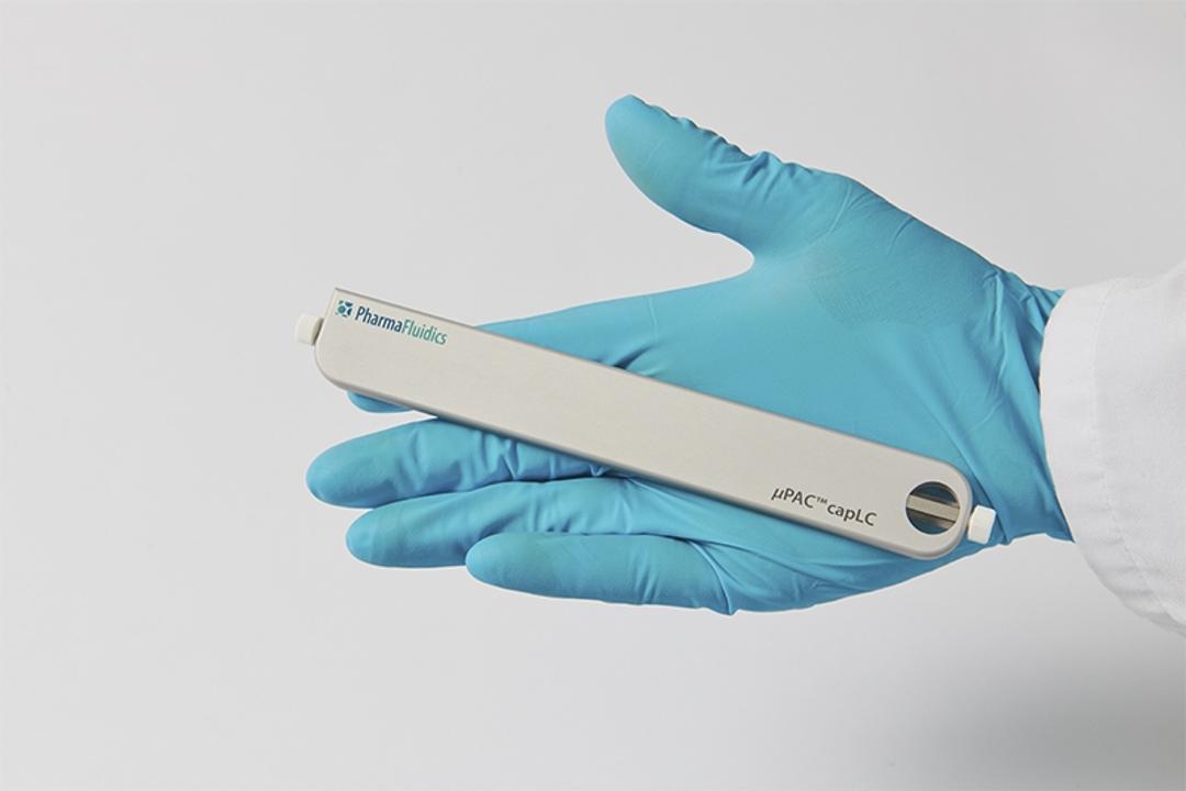 PharmaFluidics µPAC™ capLC column