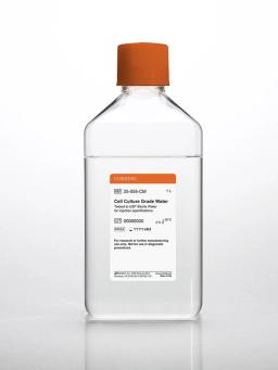 Corning® 1L Cell Culture Grade Water Tested to USP Sterile Water for Injection Specifications - Corning Life Sciences