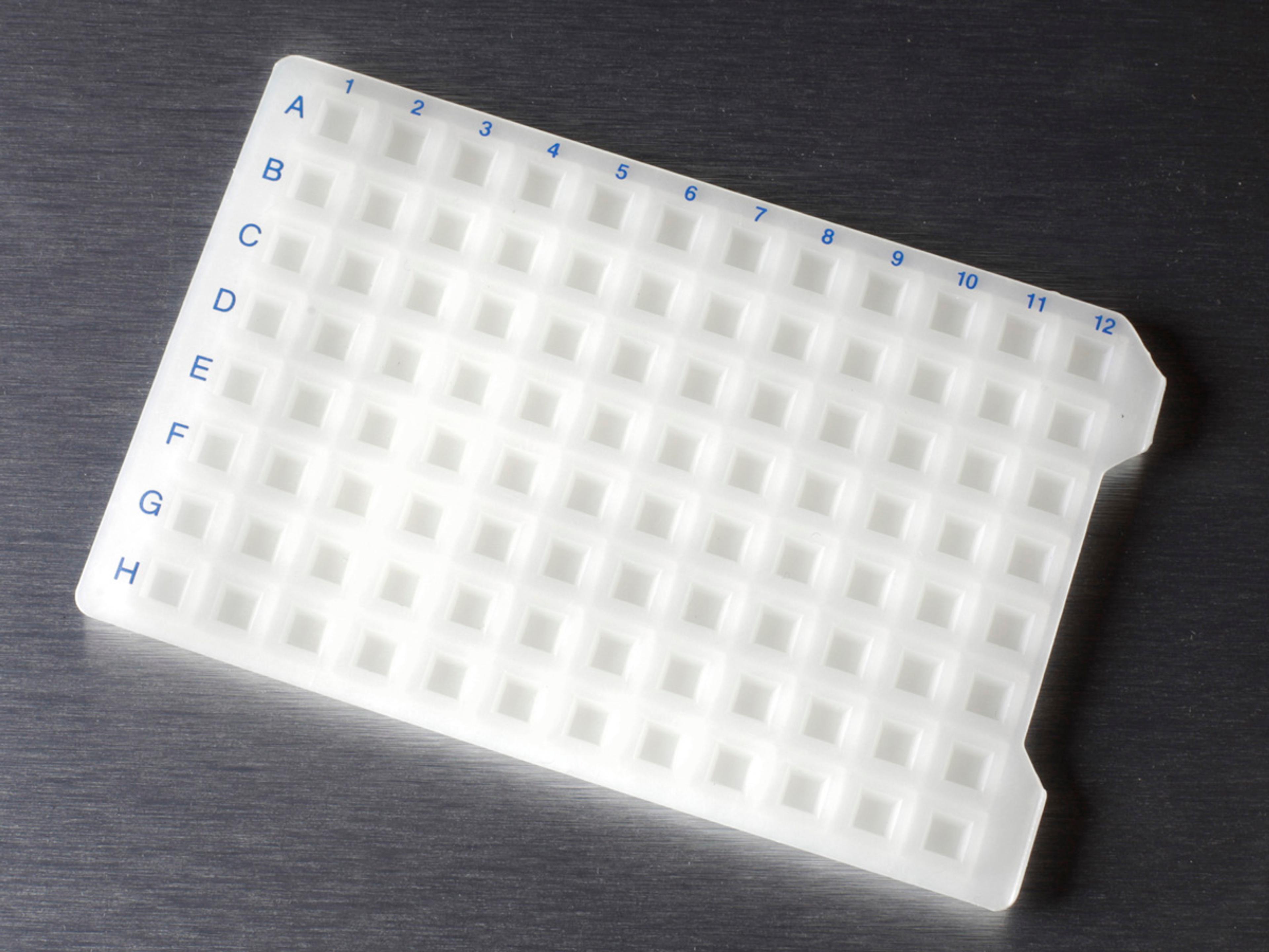 Axygen® Impermamat, Chemical Resistant Silicone 96 Square Well Sealing Mat for Deep Well Plates, Nonsterile - Corning Life Sciences - Life Sciences