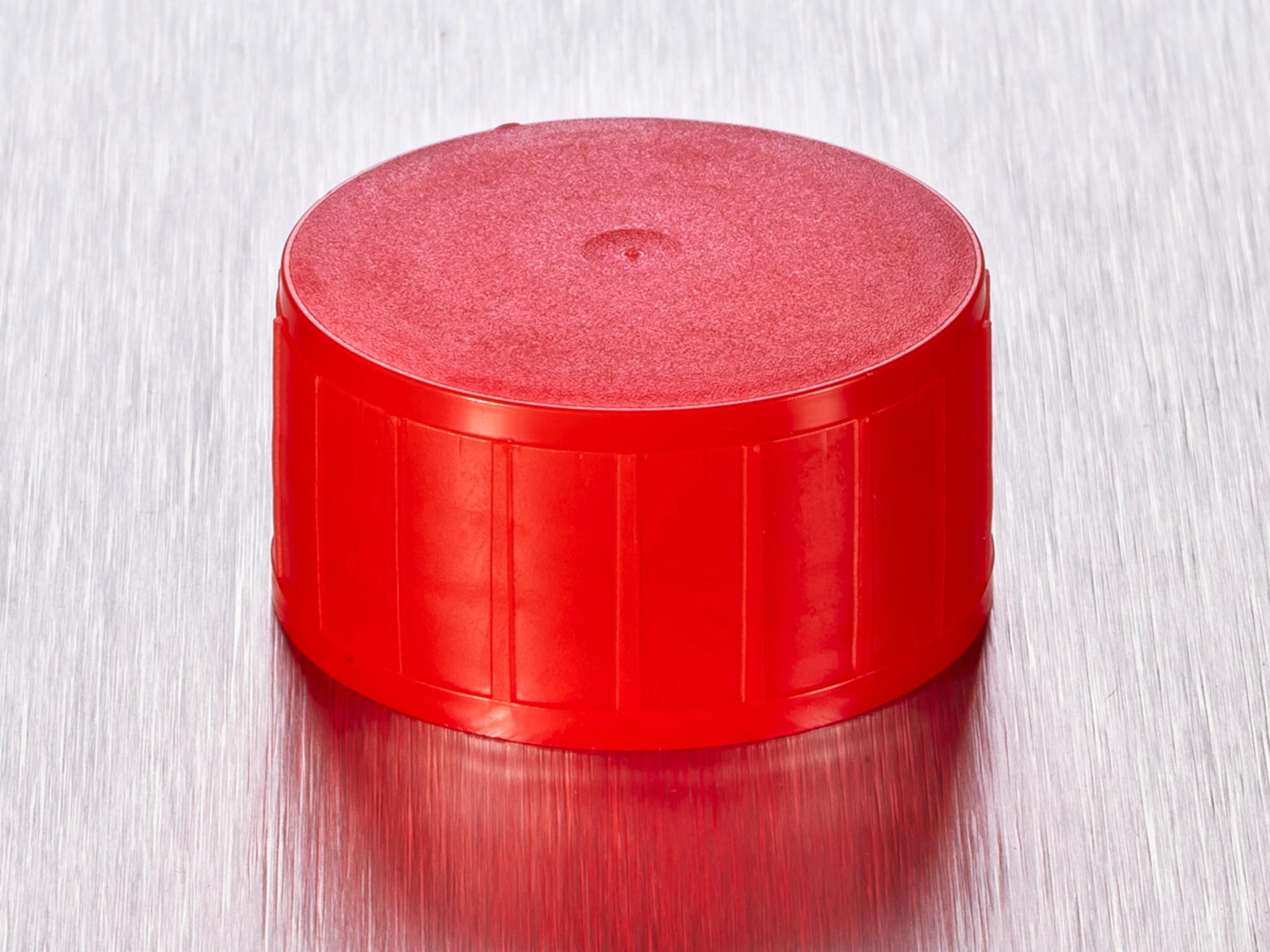 Corning® Gosselin™ Screw Cap for 40 mL Straight Container, Red PE, 450/Bag, 3150/Case - Corning Life Sciences