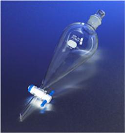 PYREX® 6L Squibb Separatory Funnel, PTFE Product Standard Stopcock, Glass Standard Taper Stopper - Corning Life Sciences - General Lab