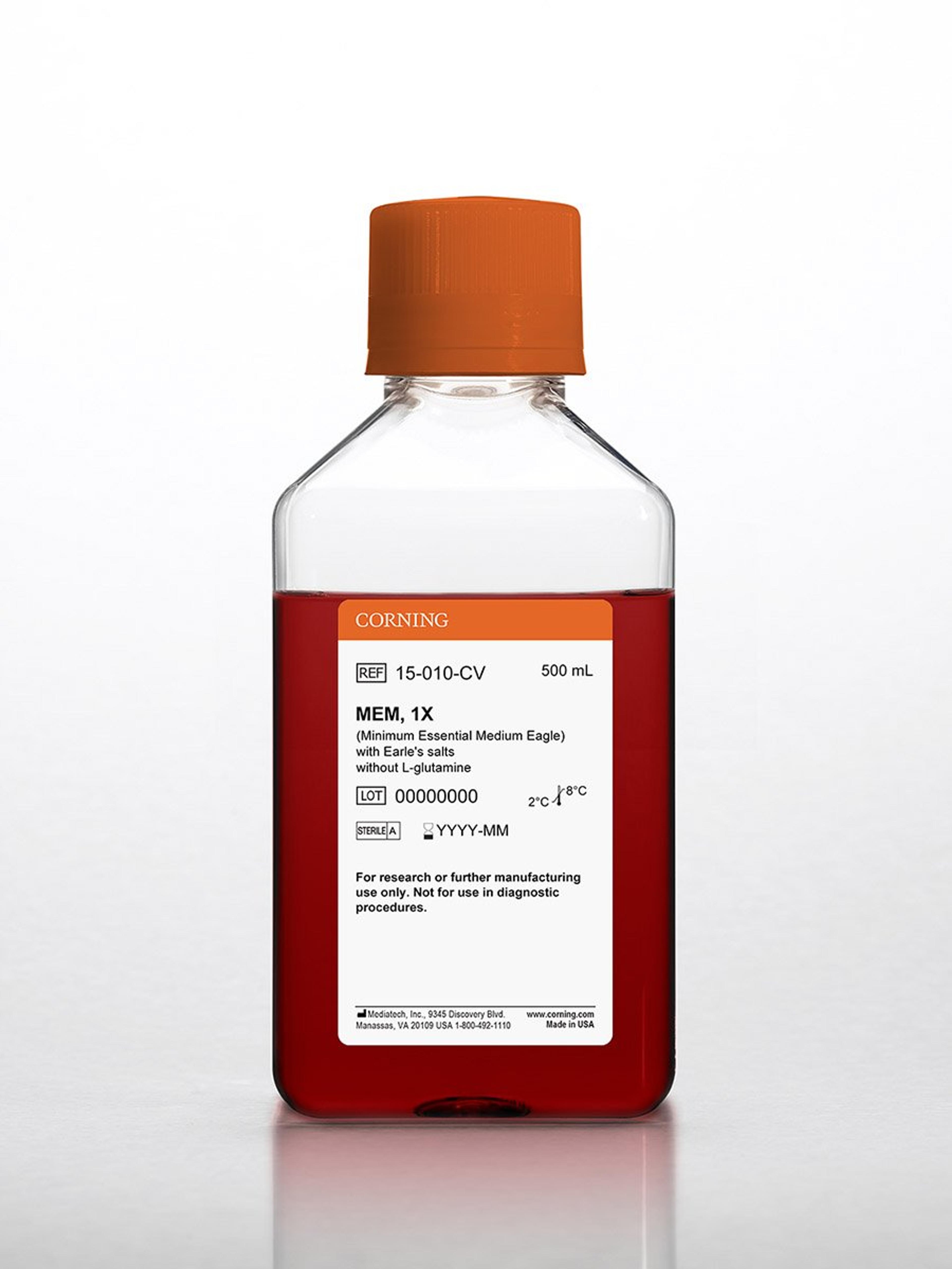 Corning® 500 mL MEM (Minimum Essential Medium) - Corning Life Sciences