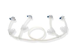 Corning® CellCube® Tubing Manifold, 3/8”ID Thermoelastic Tubing, Cross Connection, 4 Aseptic Connectors - Corning Life Sciences