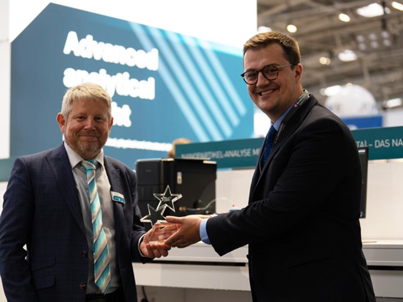 Paul Kippax, Malvern Panalytical, accepts the award for Analytical Science Company of the Year