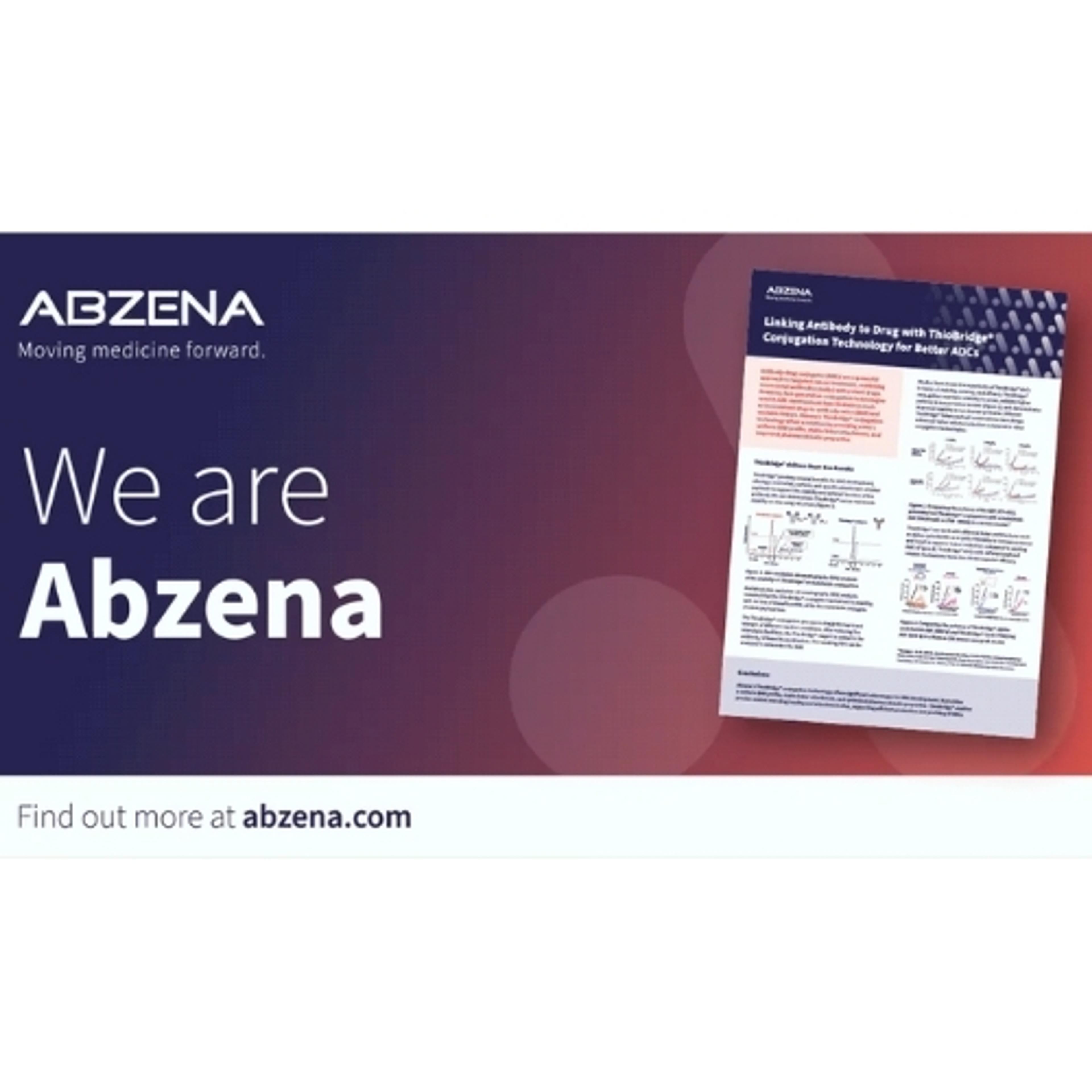 ThioBridge™ next-generation conjugation technology - Abzena - Drug Discovery & Development