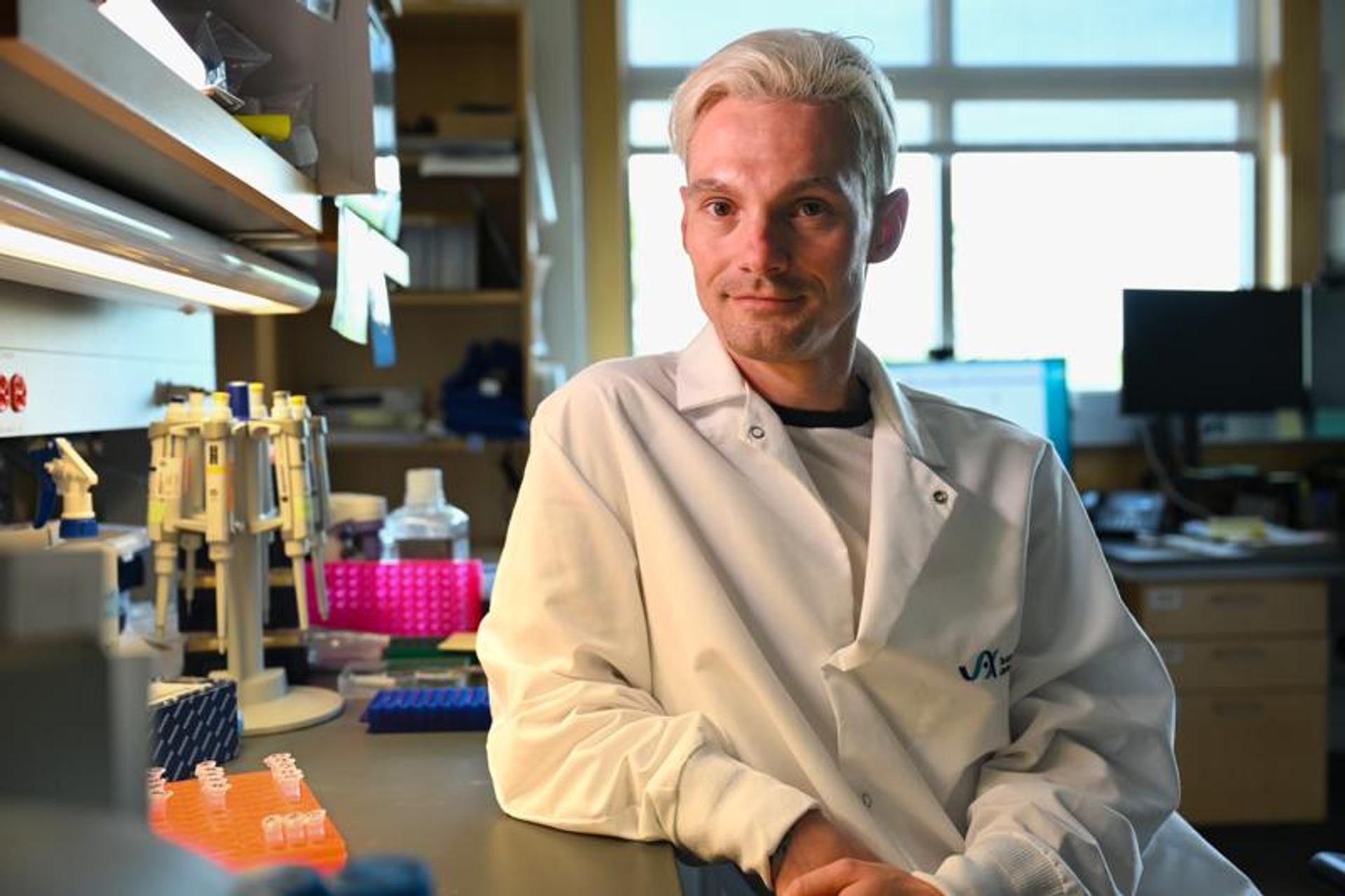 Markus Terrey, a neuroscientist at JAX