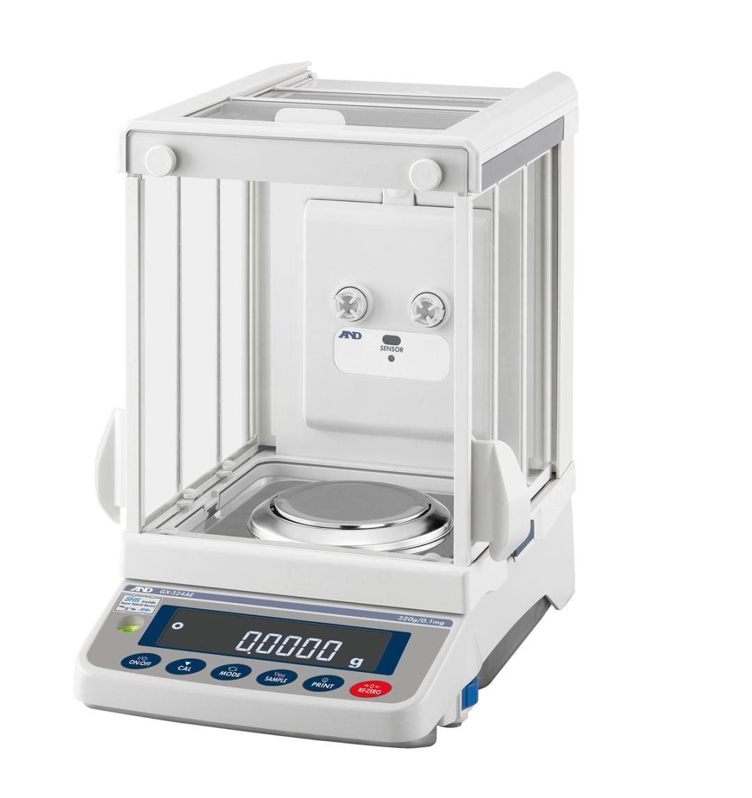 Apollo GX-224AE Advanced Analytical Balance, 220g x 0.0001g with Internal Calibration and Built-in Ionizer - A&D Weighing - General Lab