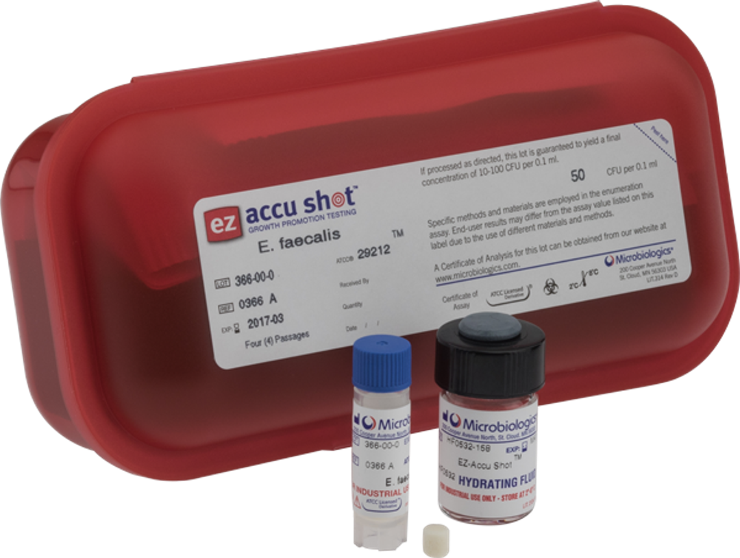 EZ-Accu Shot - Bacillus subtilis subsp. spizizenii derived from ATCC® 6633™ - Microbiologics - Life Sciences