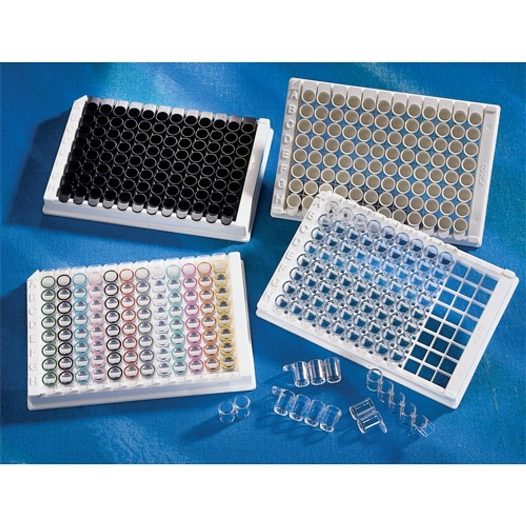 Corning® 96-well Clear Polystyrene High Bind Stripwell™ Microplate, 25 per Bag, without Lid, Nonsterile - Corning Life Sciences - Life Sciences