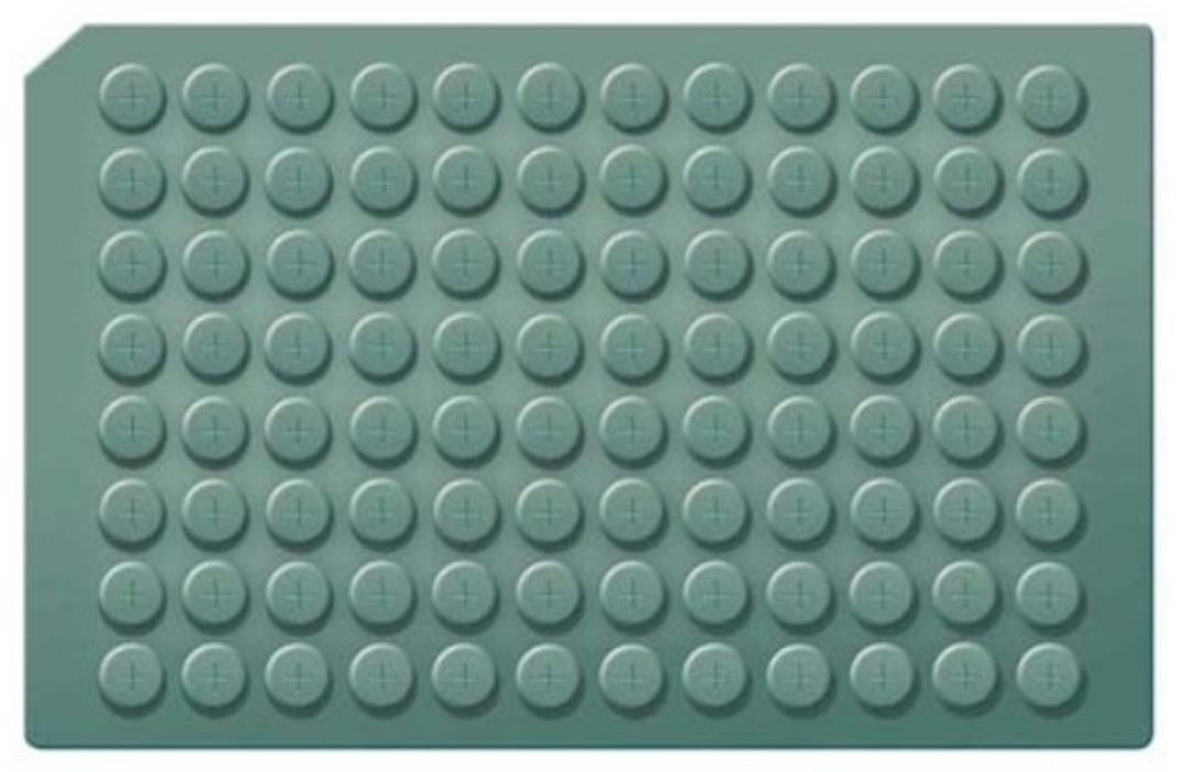 Pre-Scored Round Well Cap Mats w Molded Silicone/PTFE Liner - Analytical Sales and Services Inc. - Separations