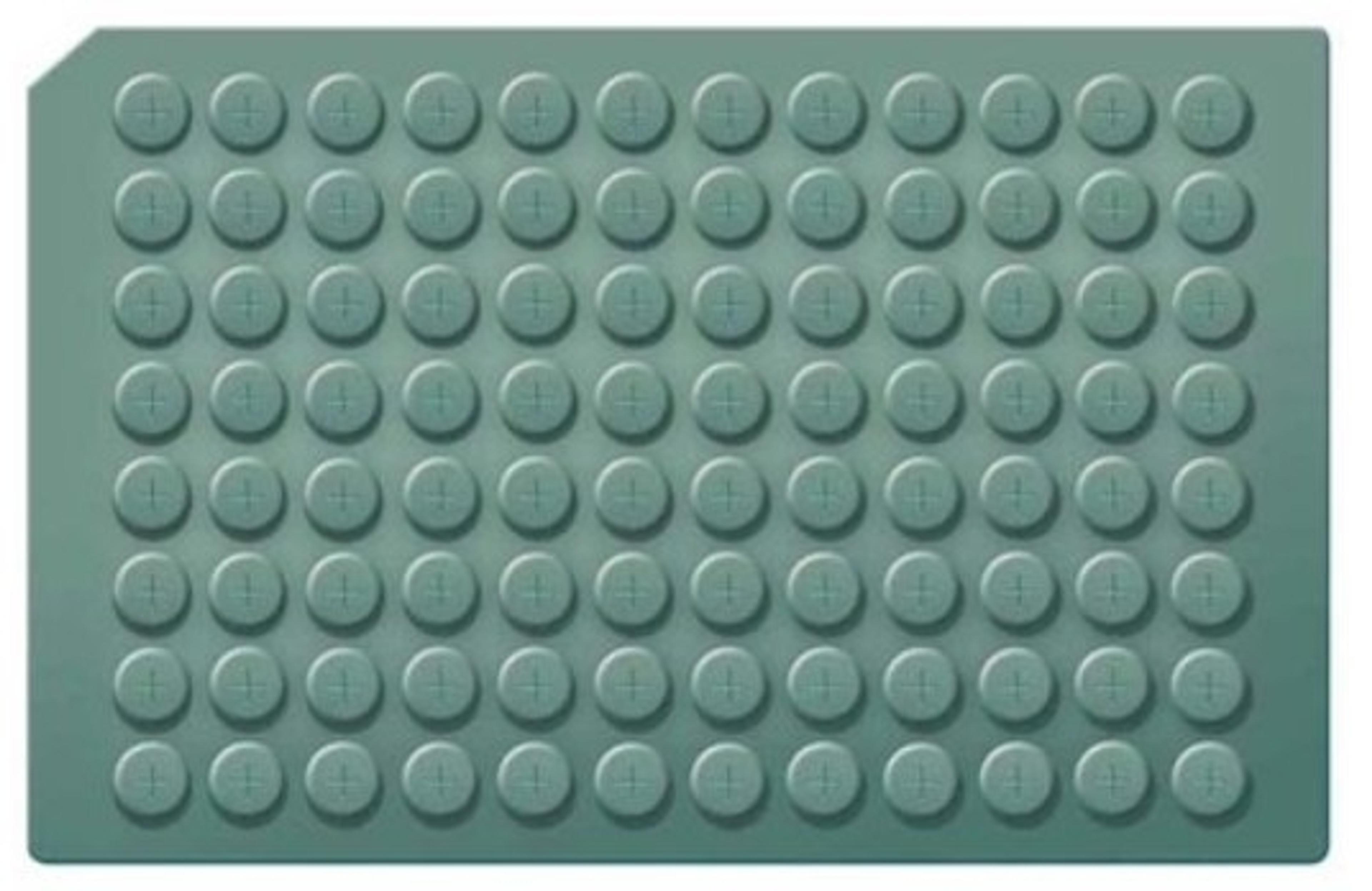 Pre-Scored Round Well Cap Mats w Molded Silicone/PTFE Liner - Analytical Sales and Services Inc. - Separations