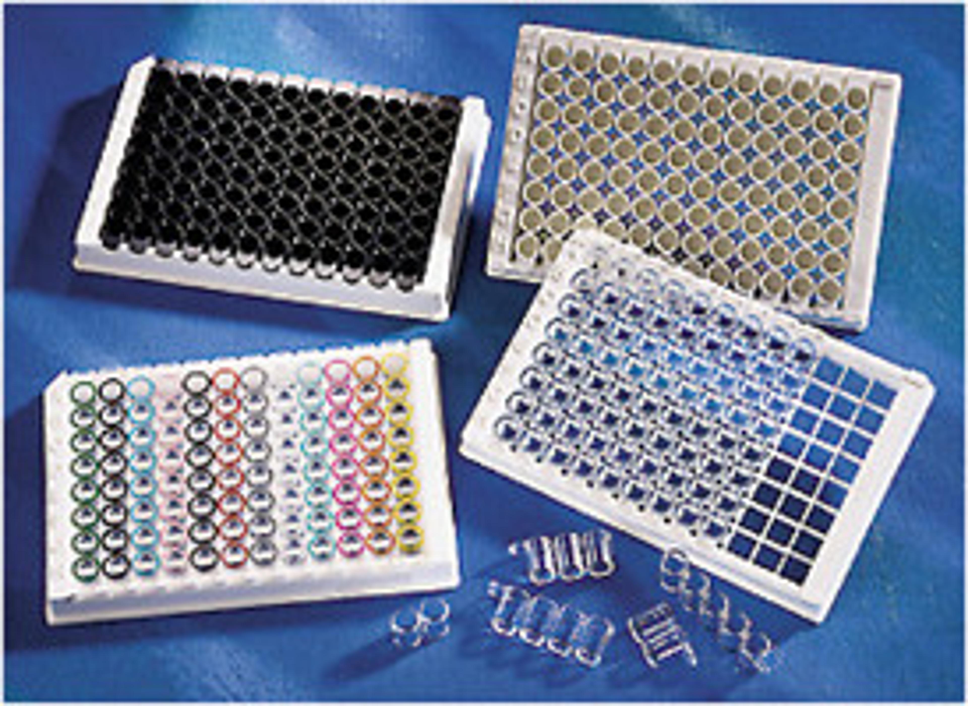 Corning® 96-well Black Polystyrene High Bind Stripwell™ Microplate, 25 per Bag, without Lid, Nonsterile - Corning Life Sciences - Lab Automation