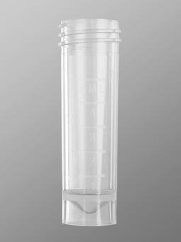 Axygen® 5 mL Self Standing Screw Cap Transport Tube, Clear, Nonsterile, 500 Tubes/Pack, 4 Packs/Case - Corning Life Sciences