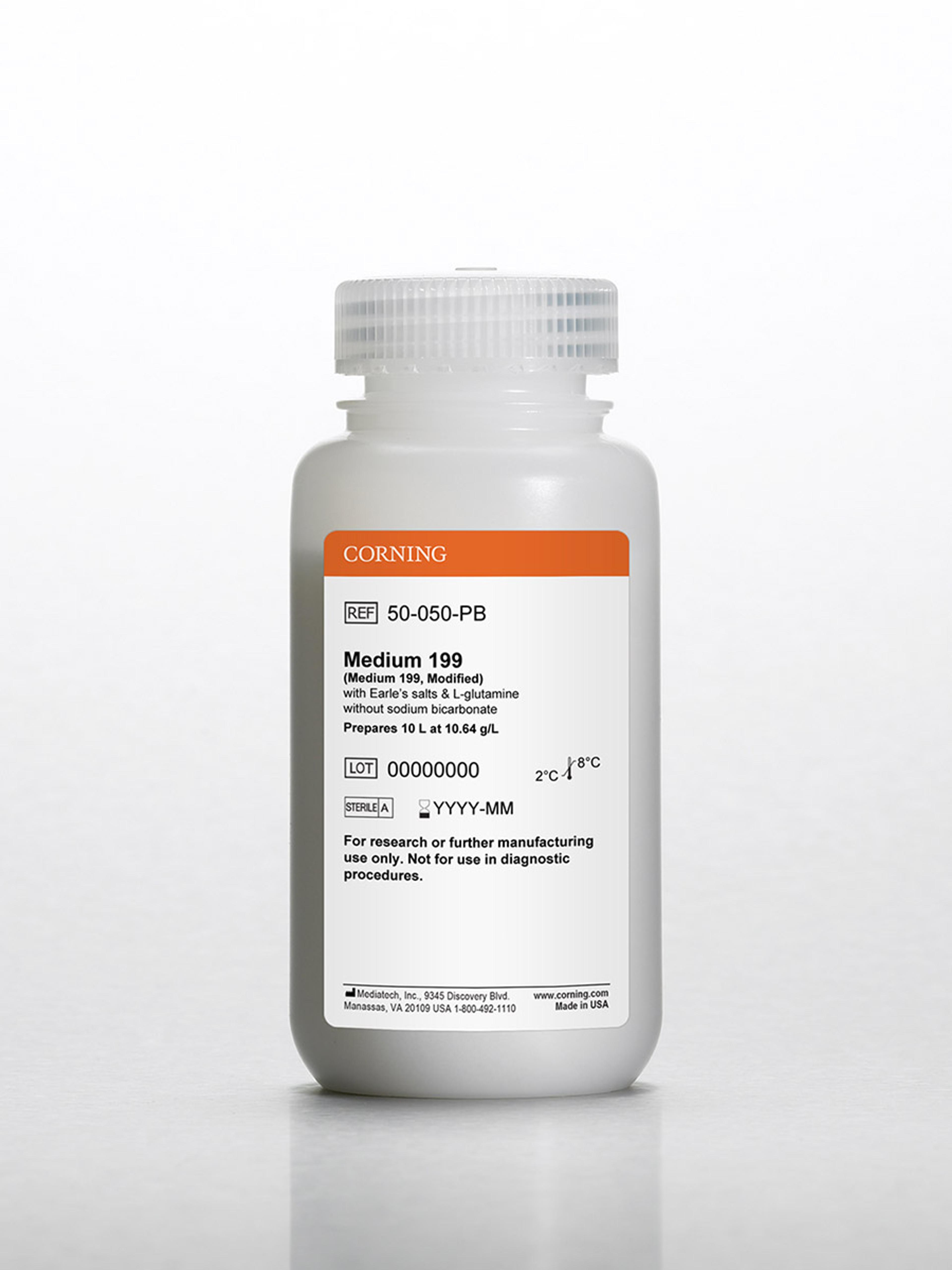 Corning® 10L Medium 199 (Mod.), Powder - Corning Life Sciences