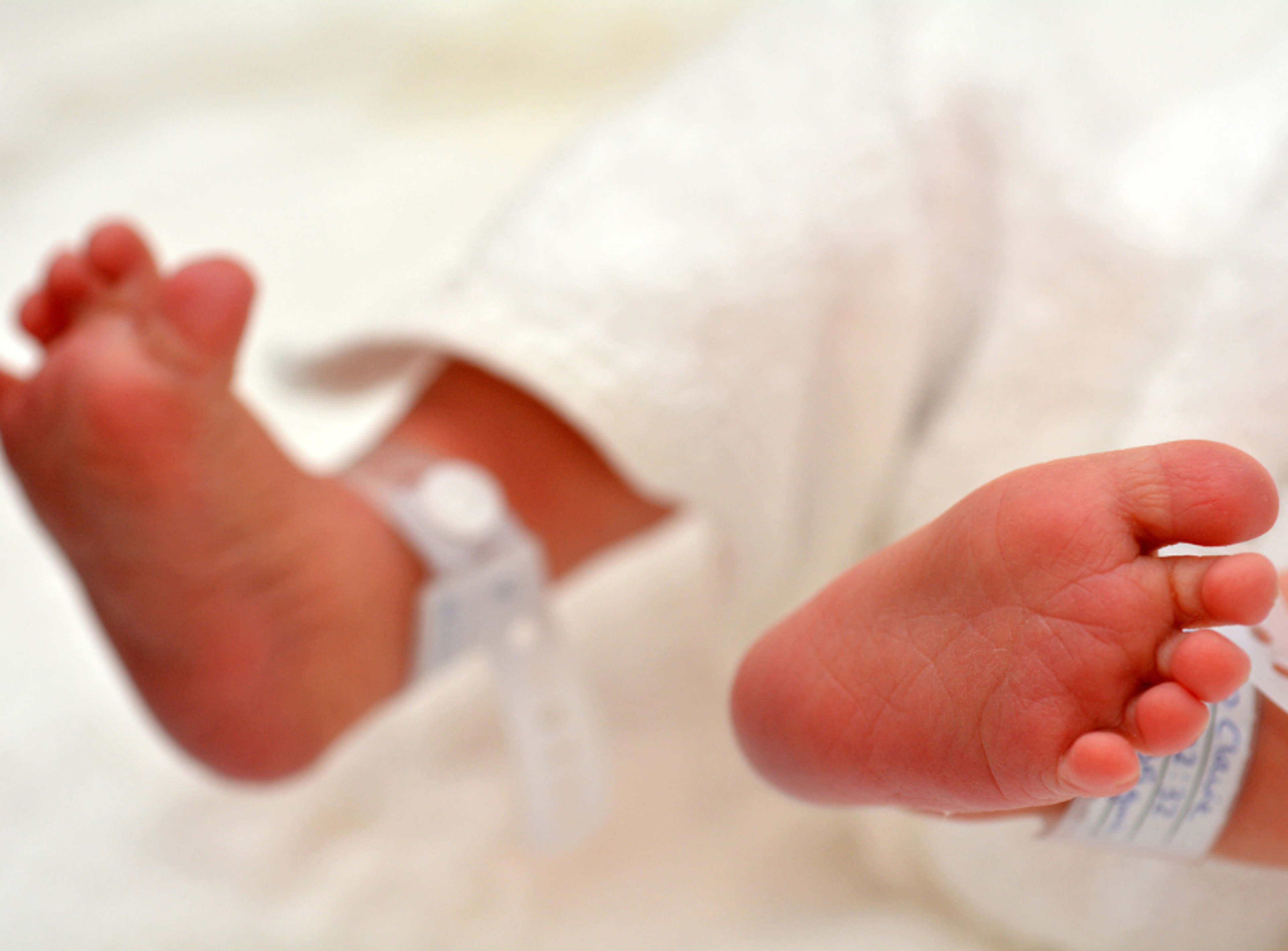 Image of newborn baby feet