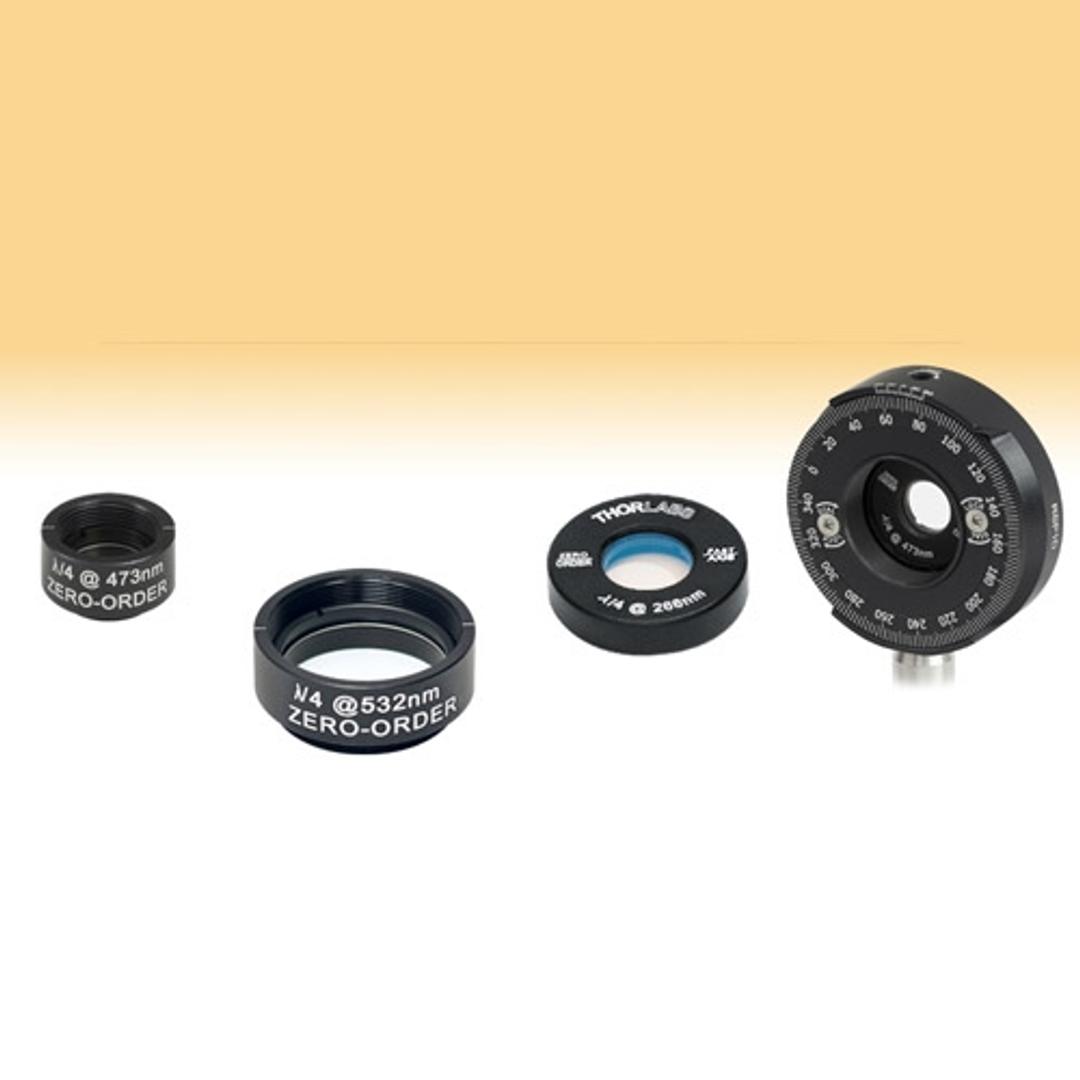 Mounted Zero-Order Quarter-Wave Plates - Thorlabs - Life Sciences