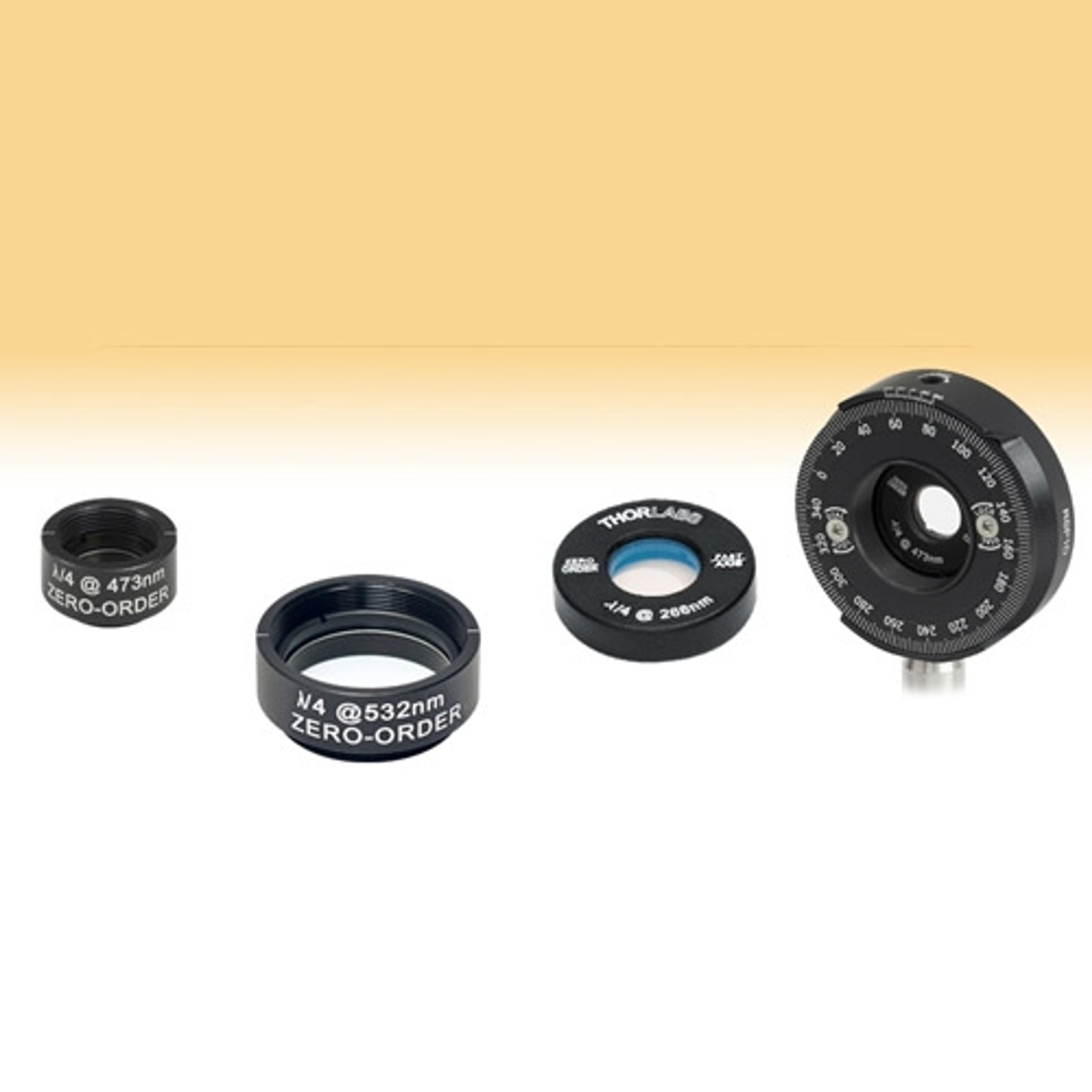 Mounted Zero-Order Quarter-Wave Plates - Thorlabs - Life Sciences