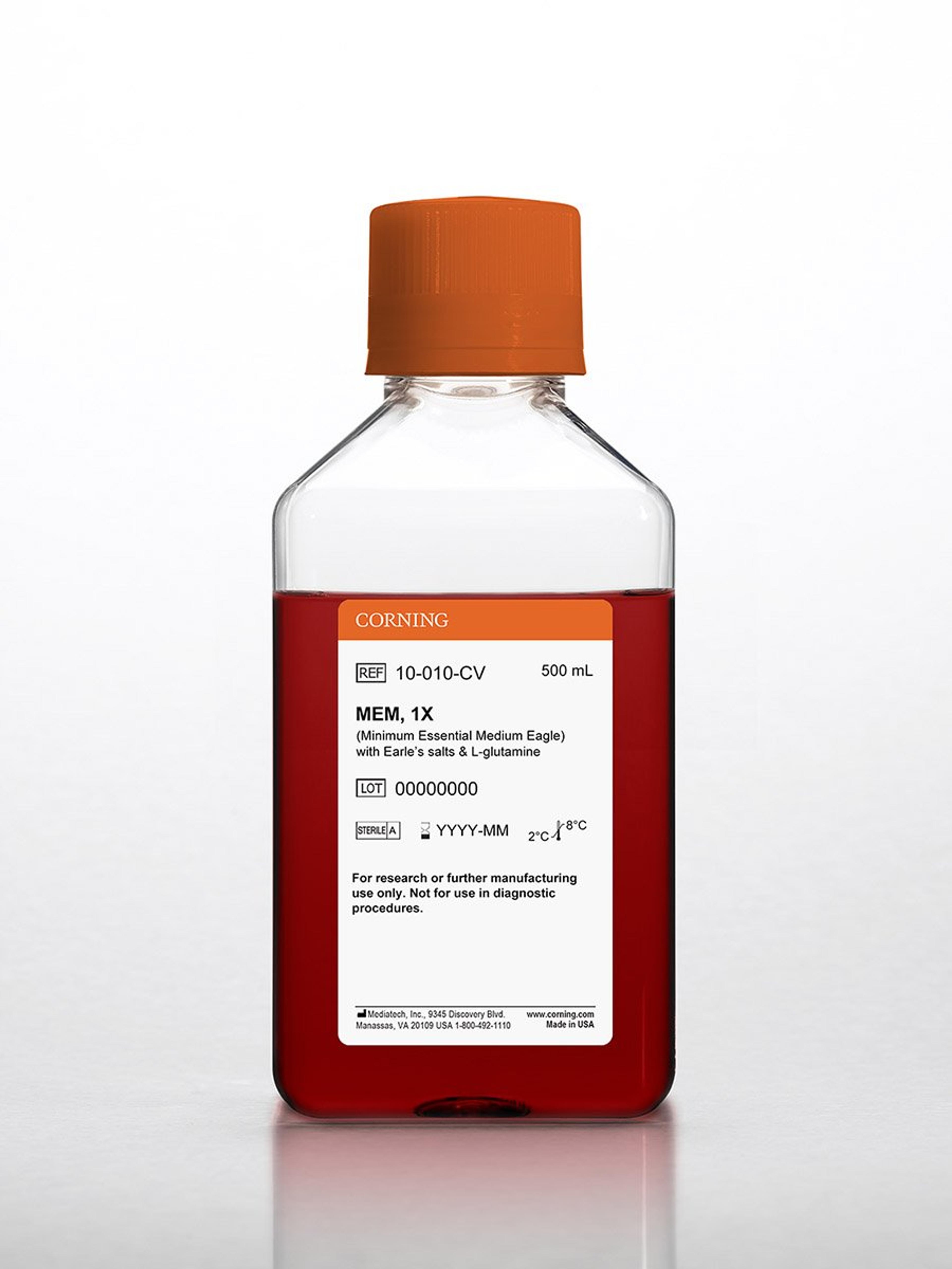 Corning® 500 mL MEM (Minimum Essential Medium) - Corning Life Sciences