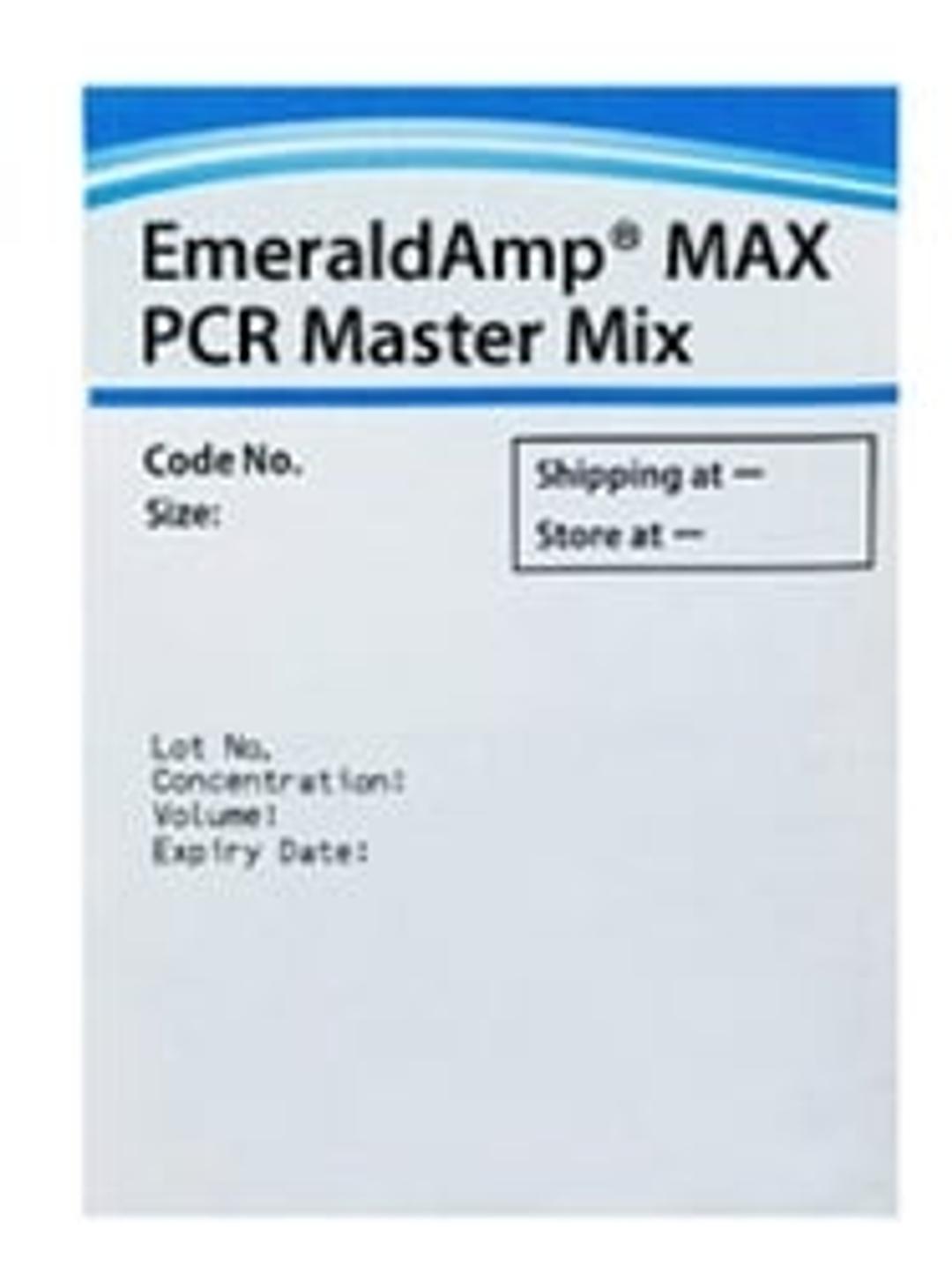 EmeraldAmp MAX PCR Master Mix - Takara Bio - Life Sciences