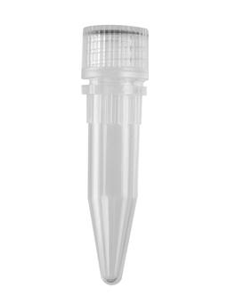 Axygen® 1.5 mL Conical Screw Cap Microcentrifuge Tube and Cap, with O-ring, Polypropylene, Clear Cap, Sterile - Corning Life Sciences - Lab Automation