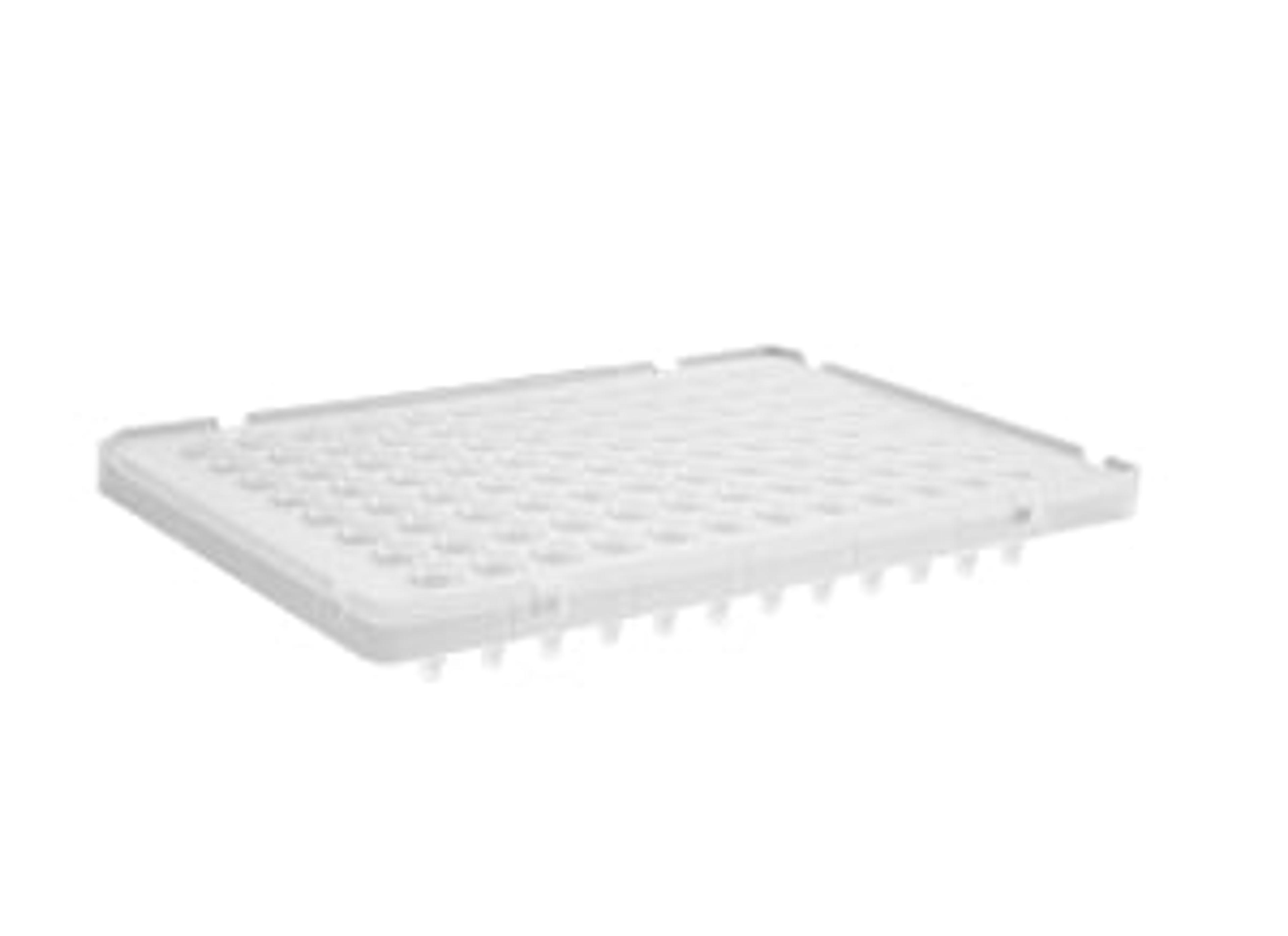 Axygen® 96-well Polypropylene PCR Microplate Compatible with ABI, Low Profile, Half Skirt, White, Nonsterile - Corning Life Sciences - Life Sciences