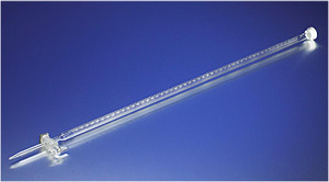 PYREX® 100 mL Class A Precision Bore Buret with Glass Standard Taper Stopcock - Corning Life Sciences - General Lab