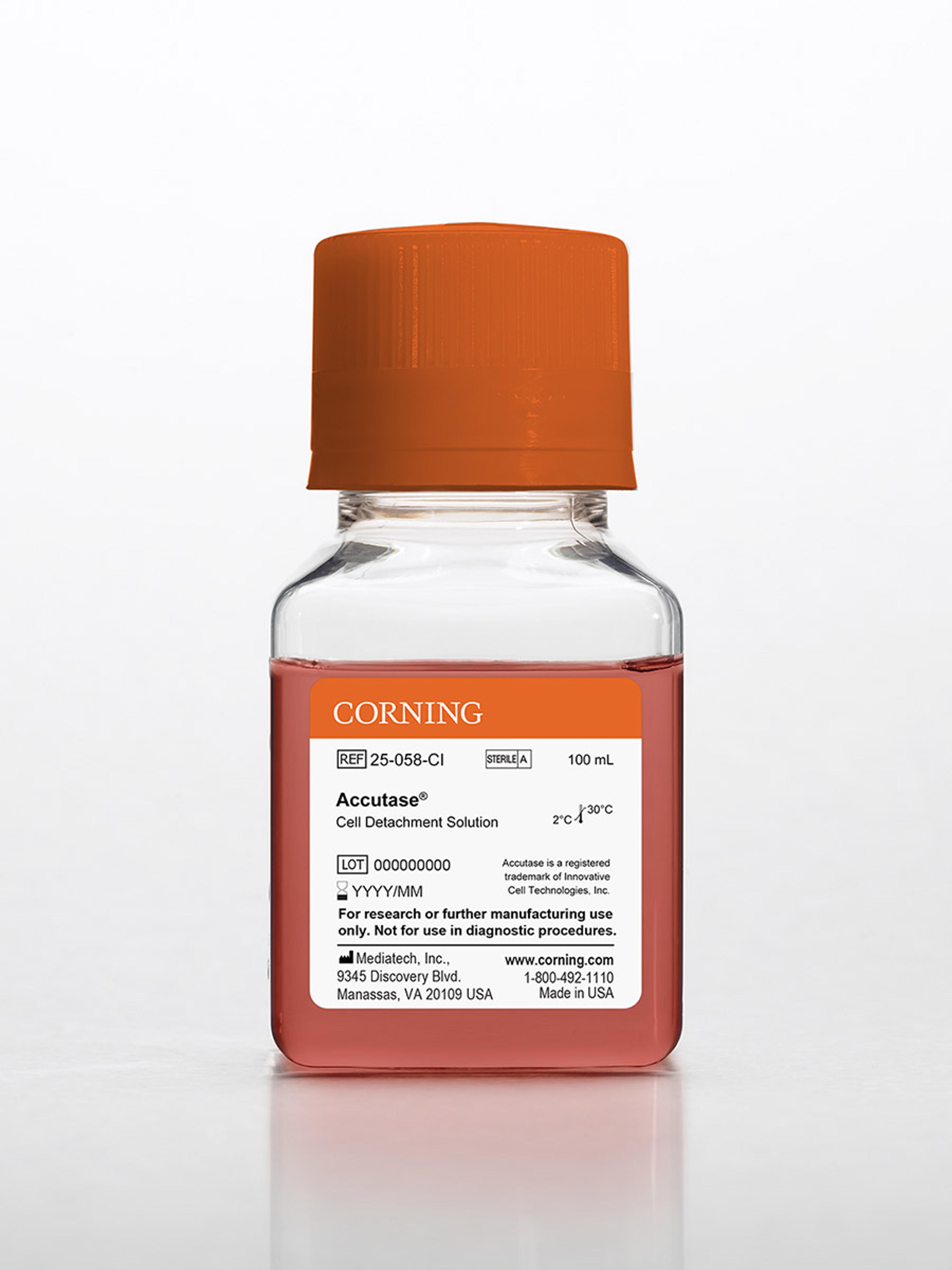 100 mL Accutase® Cell Detachment Solution, Liquid - Corning Life Sciences
