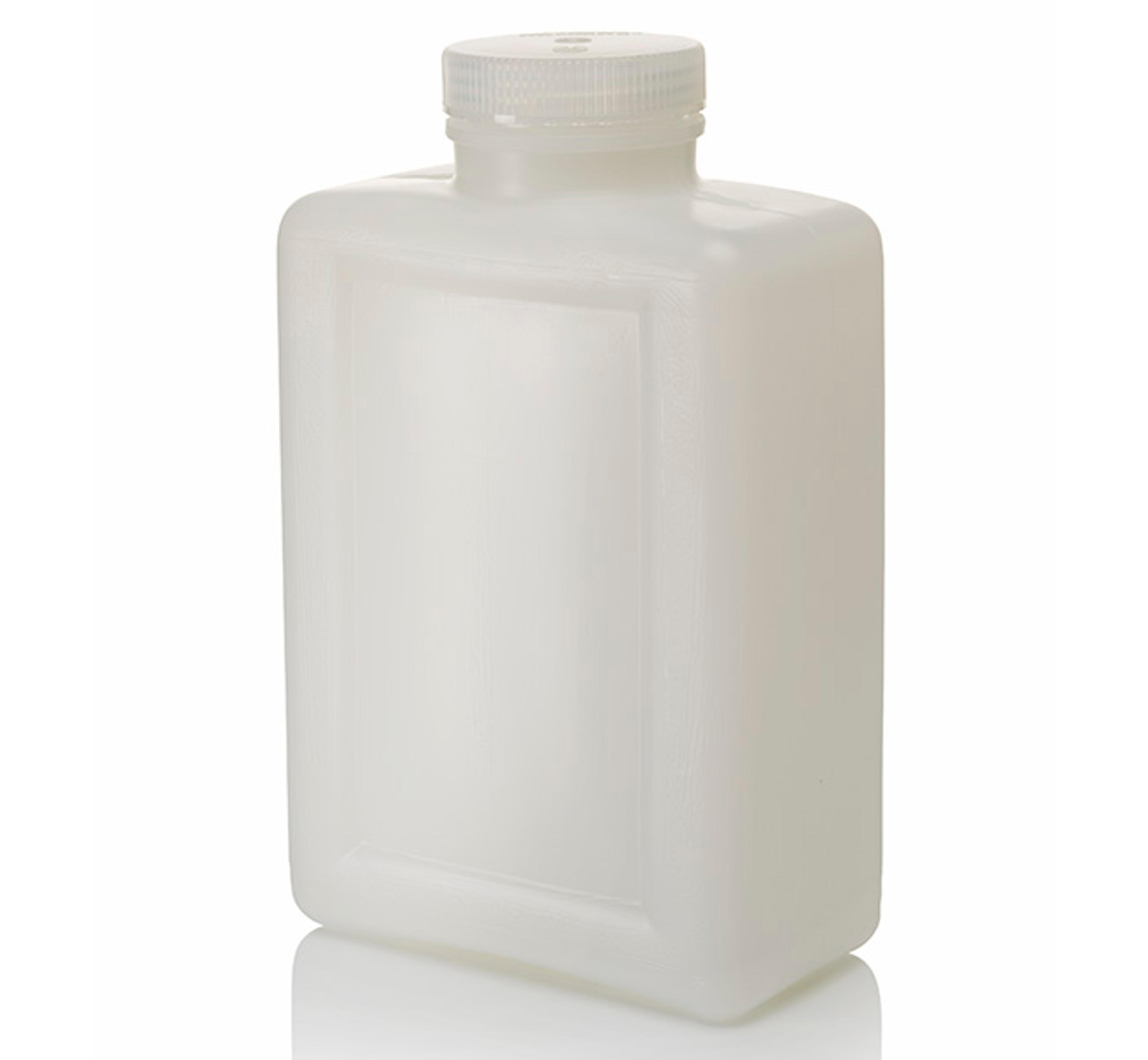 Nalgene™ Rectangular HDPE Bottles with Closure - Thermo Fisher Scientific - General Lab