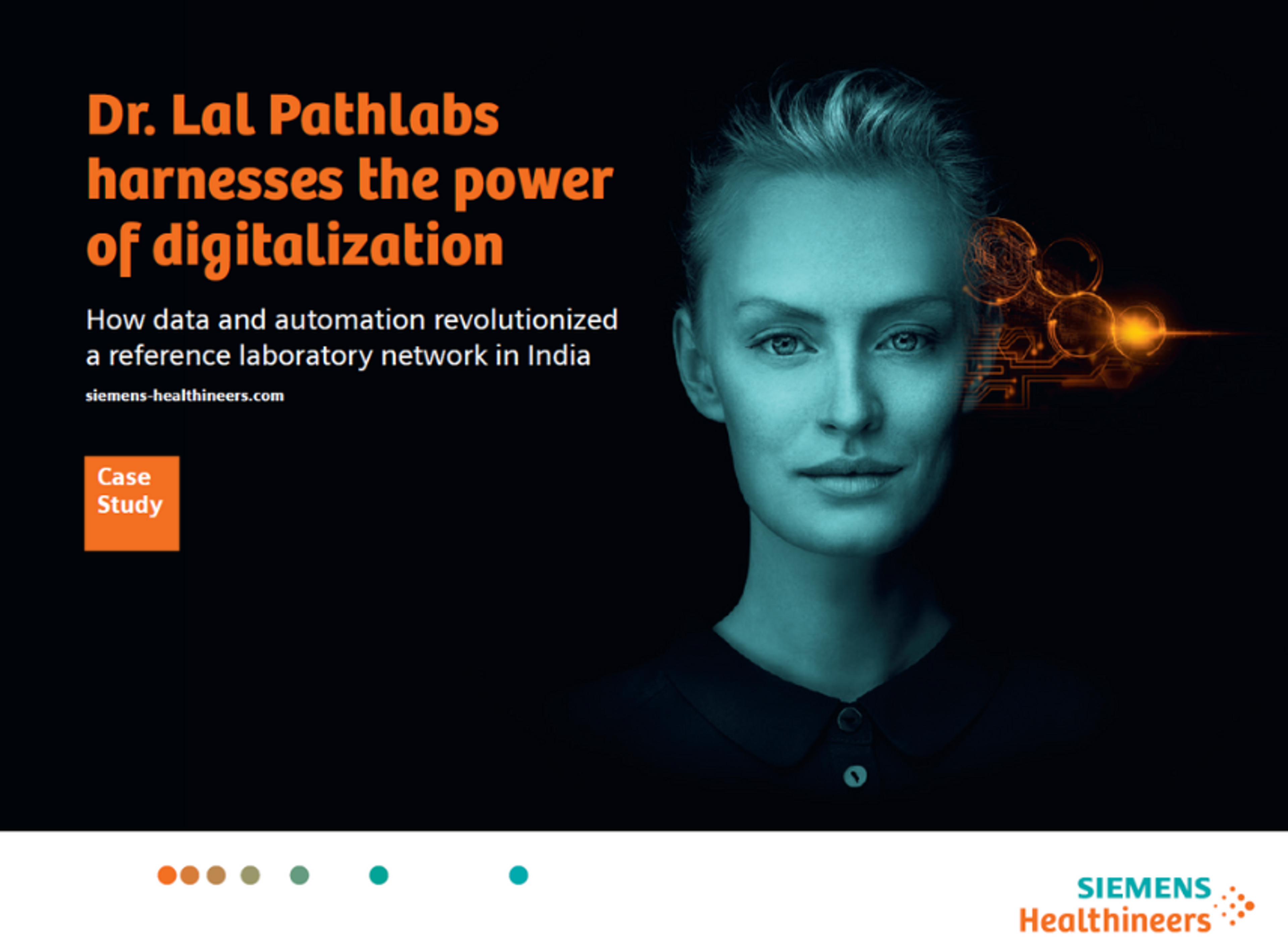 Screenshot of the Case Study How data and automation revolutionized a reference laboratory network in India