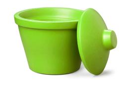 Corning® Ice Bucket with Lid, Round, 4L, Lime Green - Corning Life Sciences