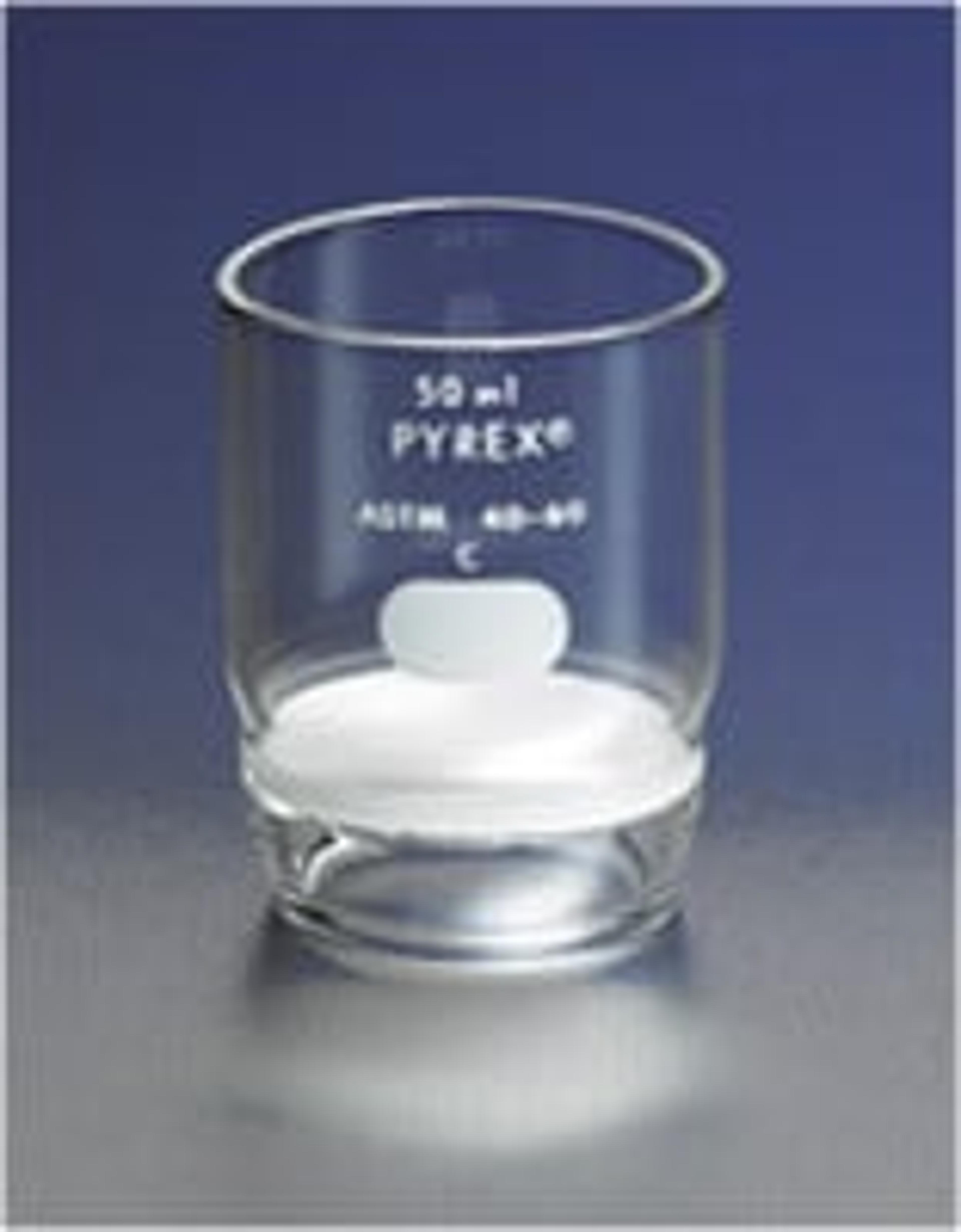 PYREX® 30 mL High Form Gooch Crucible with 30 mm Diameter Coarse Porosity Fritted Disc - Corning Life Sciences - General Lab