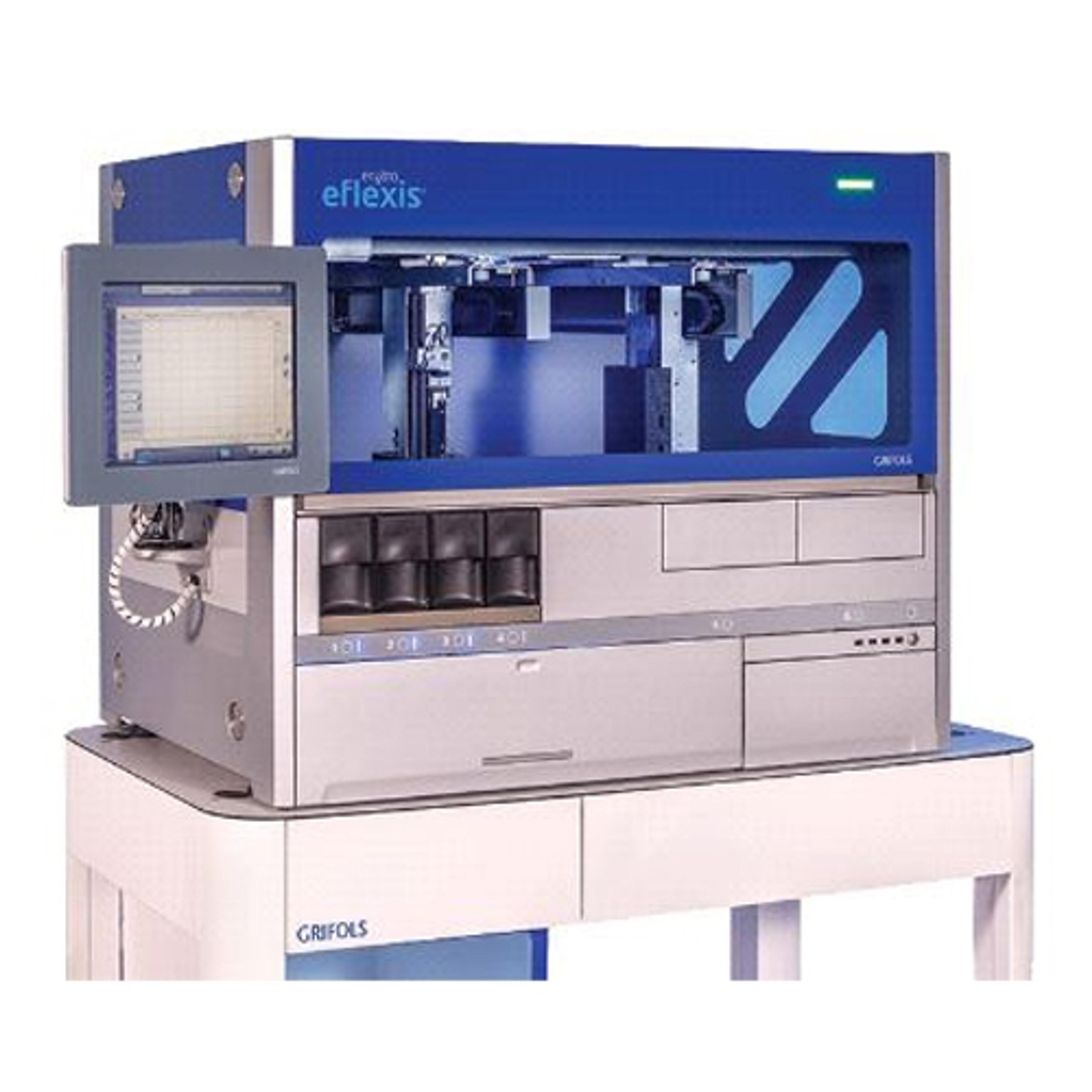 Erytra Eflexis Automated System for Blood Typing - Grifols - Clinical Diagnostics