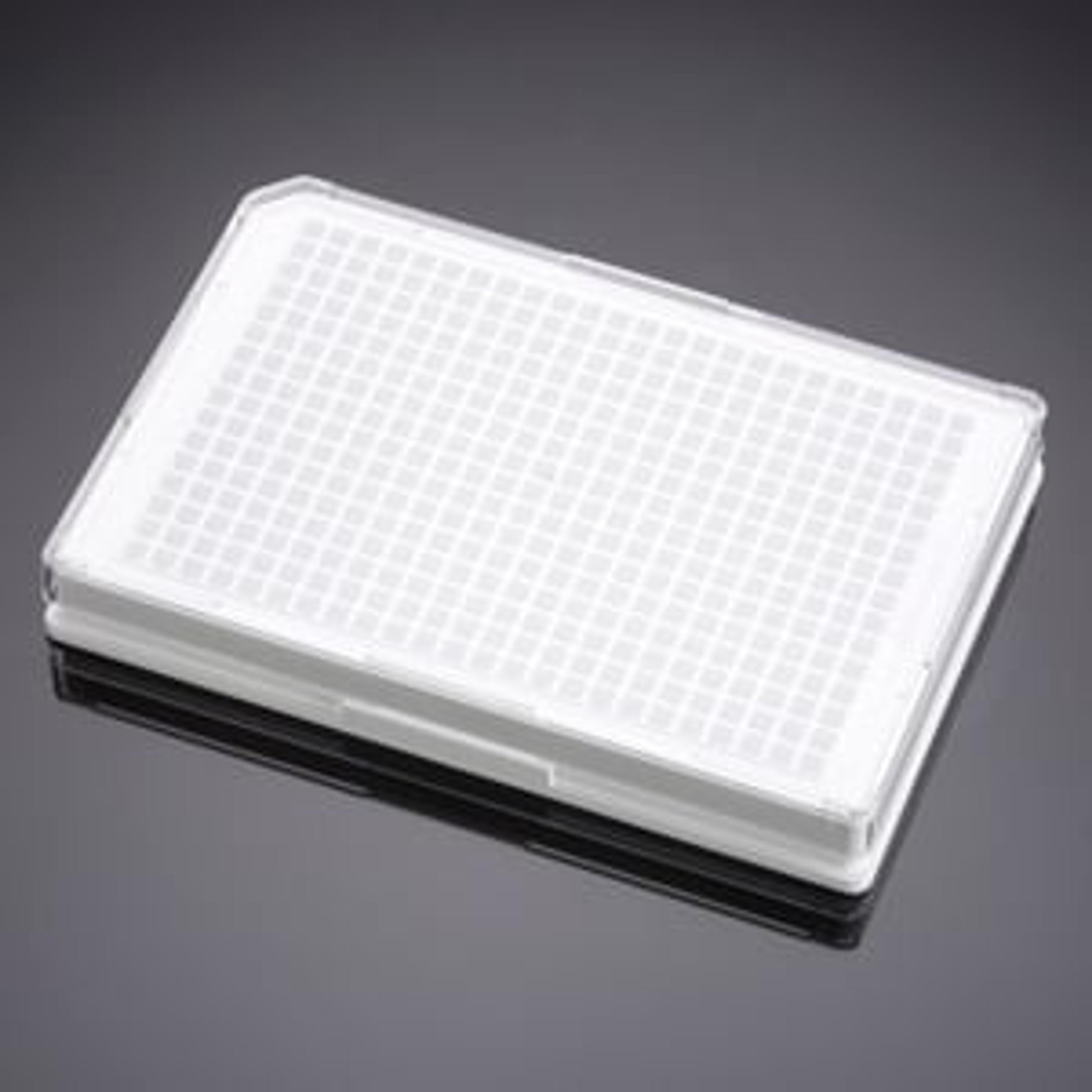 Corning® BioCoat™ Poly-D-Lysine 384-well White Flat Bottom Microplate, with Lid, 5/Pack, 50/Case - Corning Life Sciences - Life Sciences
