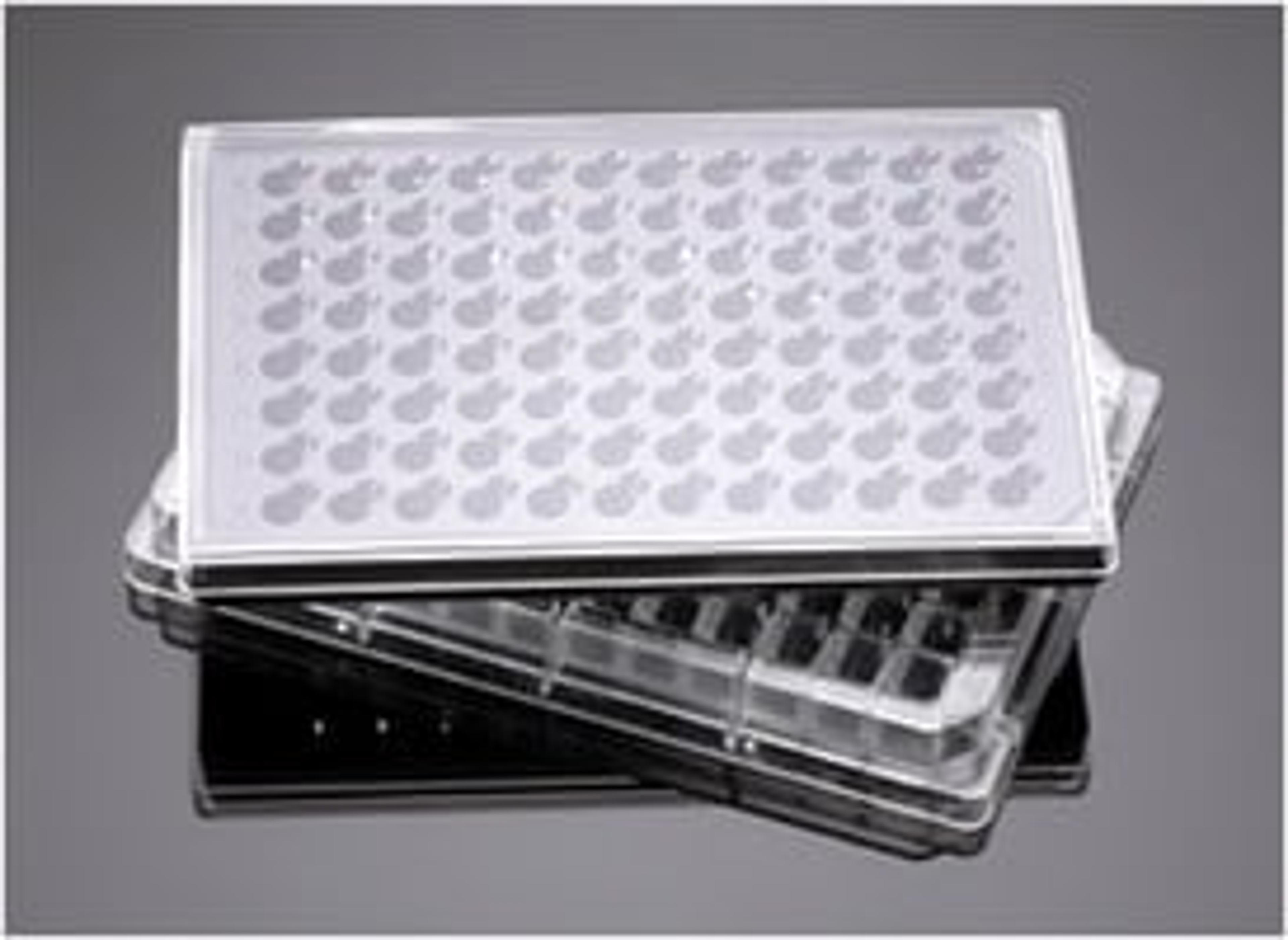 Corning® FluoroBlok™ HTS 96-well Multiwell Permeable Support System with 3.0 µm High Density PET Membrane, Sterile, 5/Case - Corning Life Sciences - Life Sciences