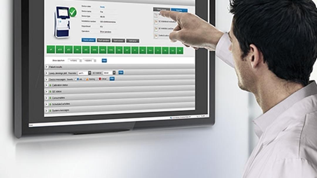 AQURE point-of-care IT Solution - Radiometer - Lab Automation