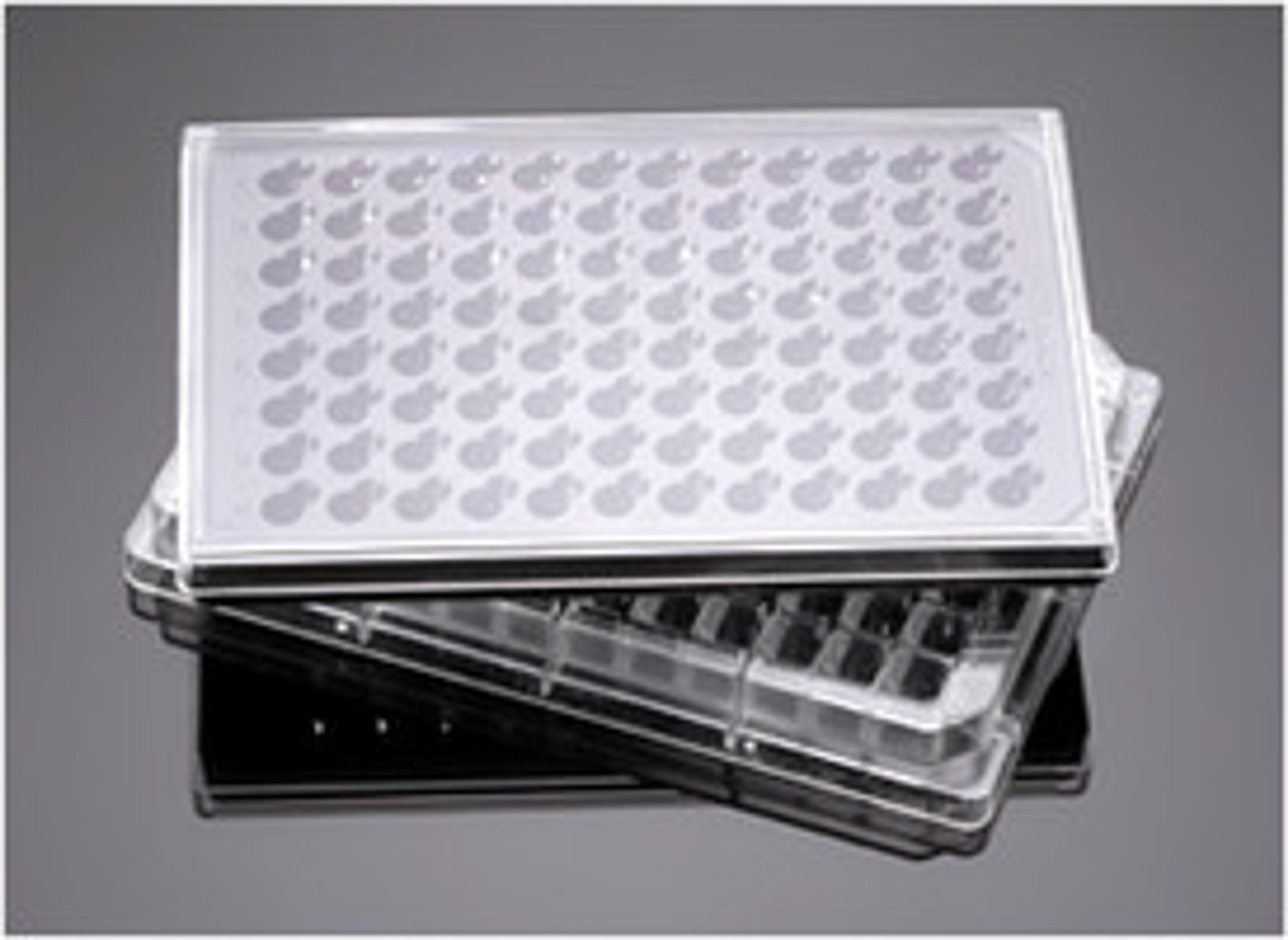 Corning® FluoroBlok™ HTS 96-well Multiwell Permeable Support System with 8.0 µm High Density PET Membrane, Sterile, 5/Case - Corning Life Sciences - Life Sciences