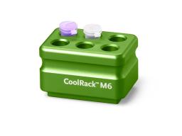 Corning® CoolRack M6, Holds 6 x 1.5 or 2 mL Microcentrifuge Tubes, Green - Corning Life Sciences - General Lab