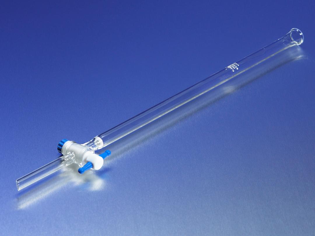 PYREX® Chromatography Column with Coarse Fritted Disc and PTFE Product Standard Stopcock - Corning Life Sciences - Separations