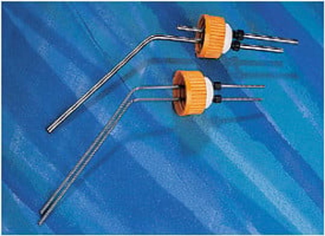 Corning® Reusable Gas and Media Handling Fitting with Dual 1/8 Inlets (1 long, 1 short tube) for 3L Angled Sidearm Flasks - Corning Life Sciences - Life Sciences