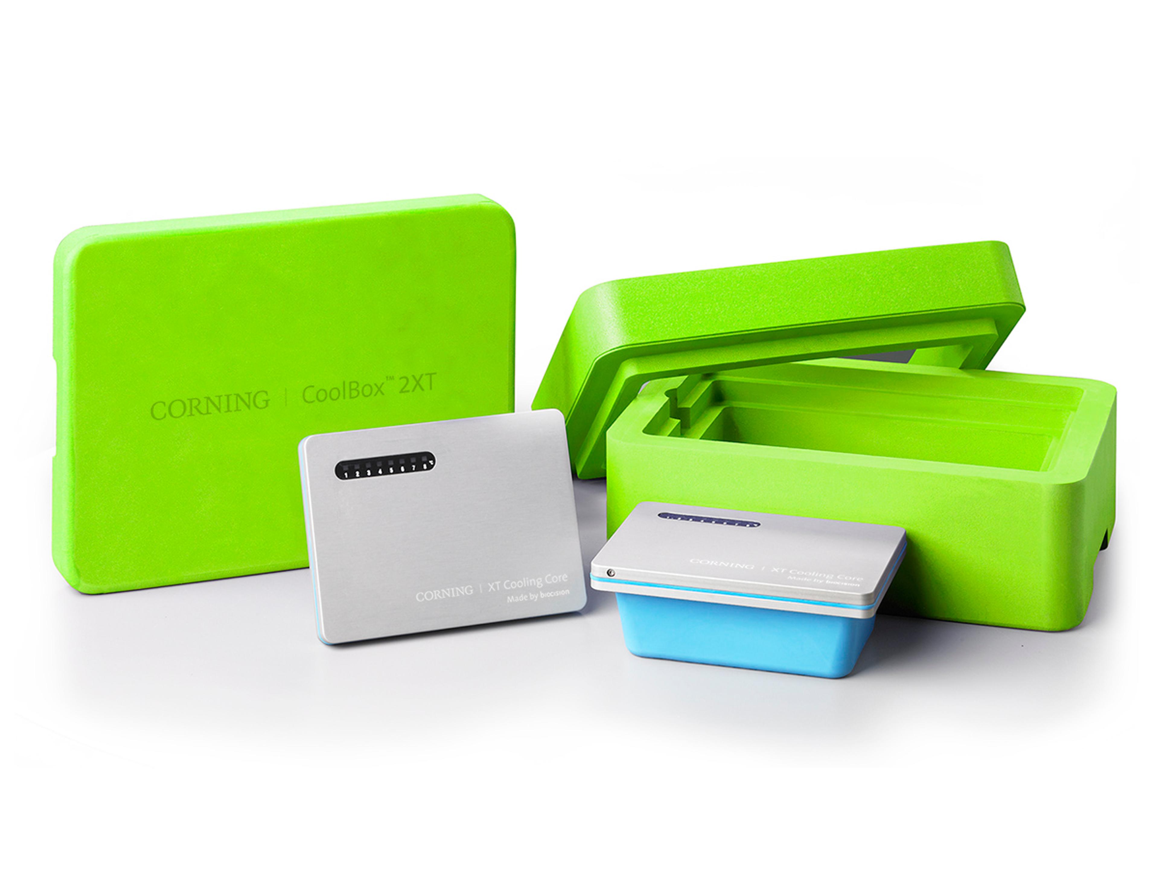 Corning® CoolBox™ 2XT All-day Cooling and Freezing Workstation, Double Capacity, Green - Corning Life Sciences - General Lab