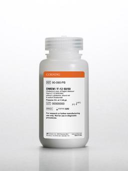 Corning® 10L DMEM (Dulbecco’s Modified Eagle’s Medium)/Hams F-12 50/50 Mix, Powder - Corning Life Sciences
