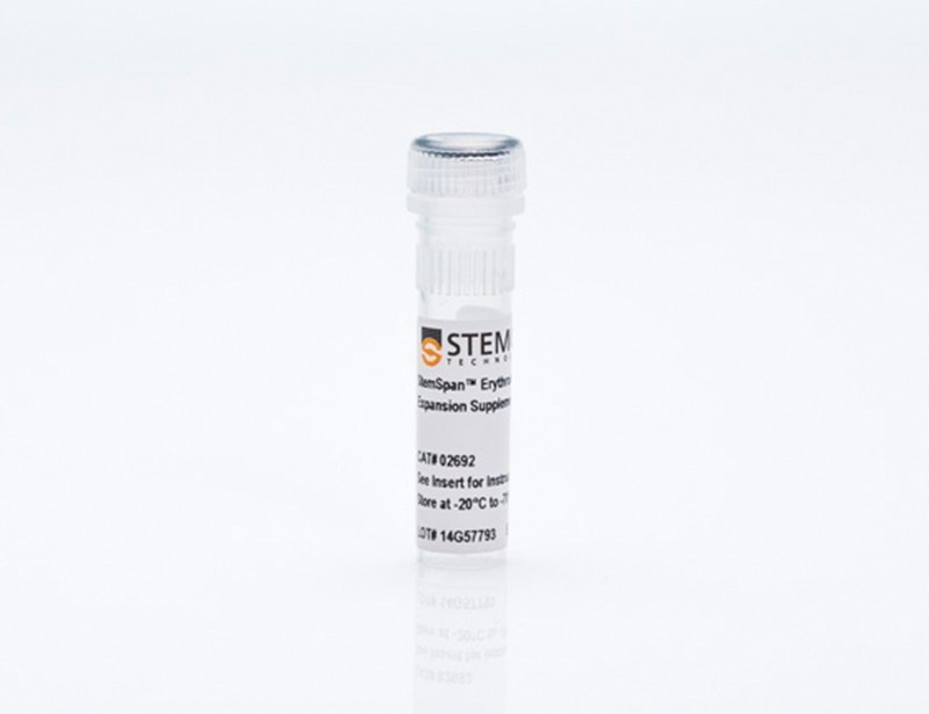 StemSpan™ Erythroid Expansion Supplement (100X) - STEMCELL Technologies Inc. - Life Sciences