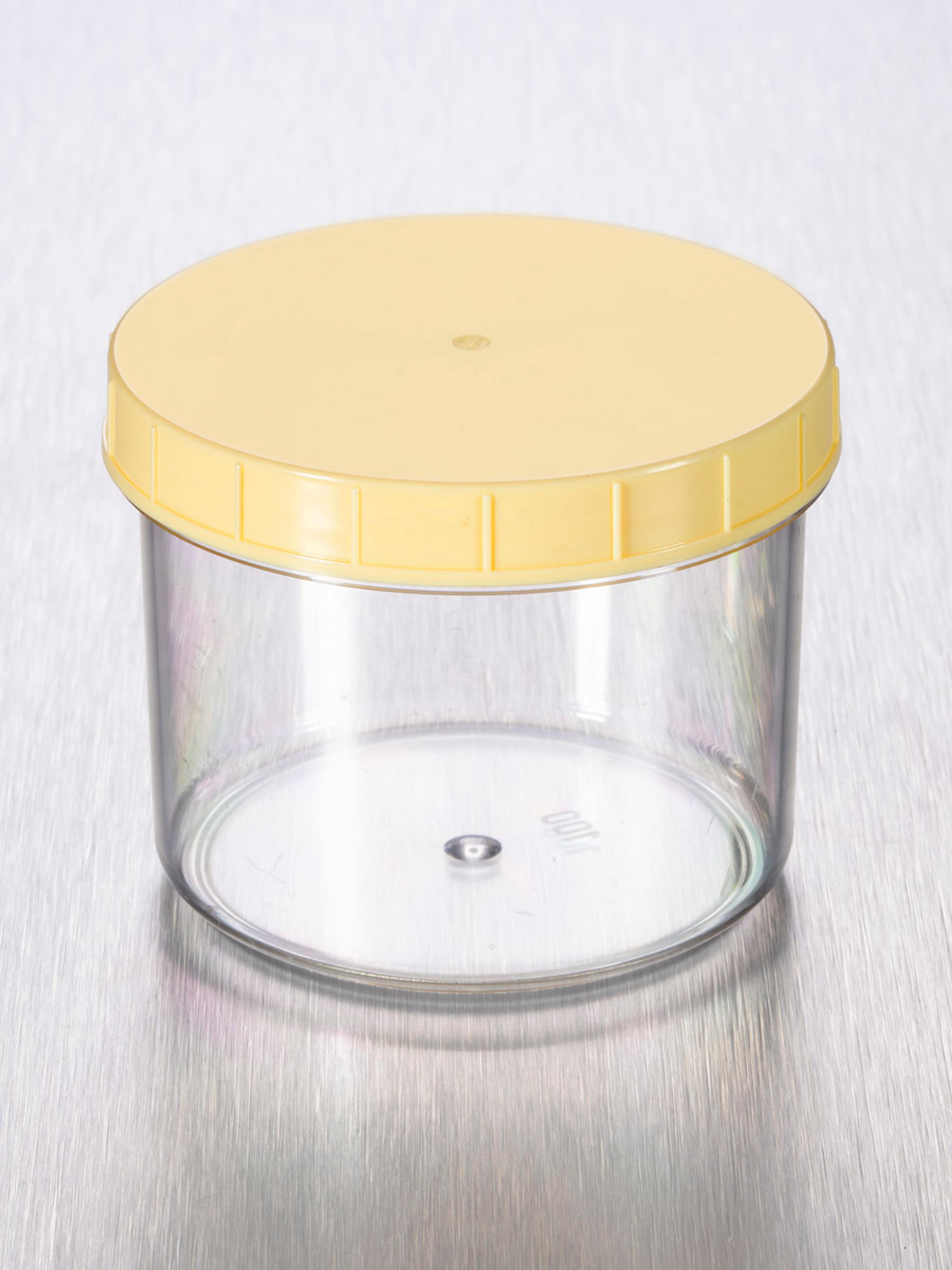 Corning® Gosselin™ Pot, 100 mL, PS, Ivory Screw Cap, Assembled, 300/Case - Corning Life Sciences