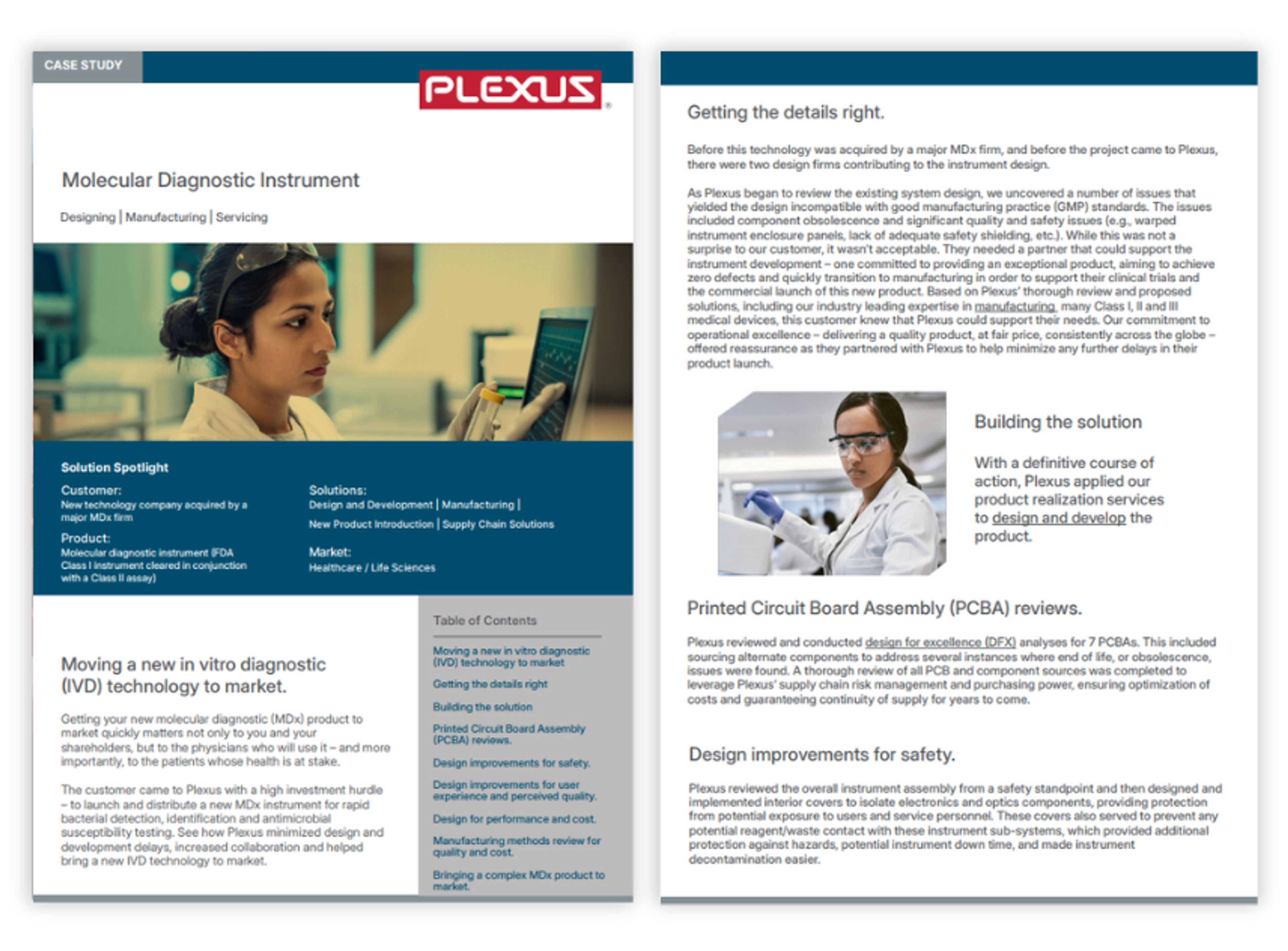 Molecular diagnostic instrument