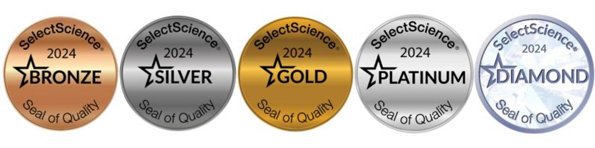 SelectScience Seal of Quality badges